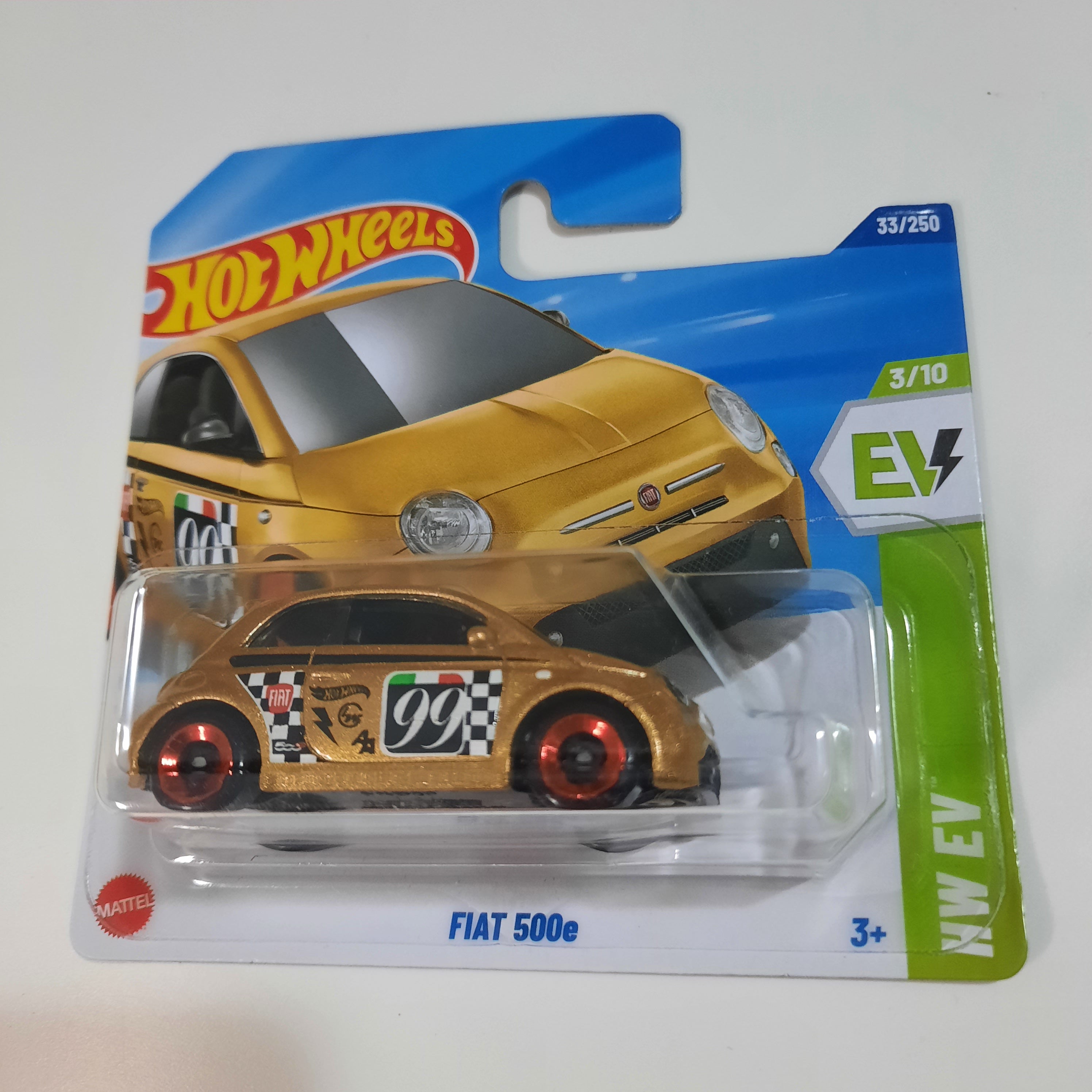 33/250 Fiat 500e HW EV 3/10 Hot Wheels 2025