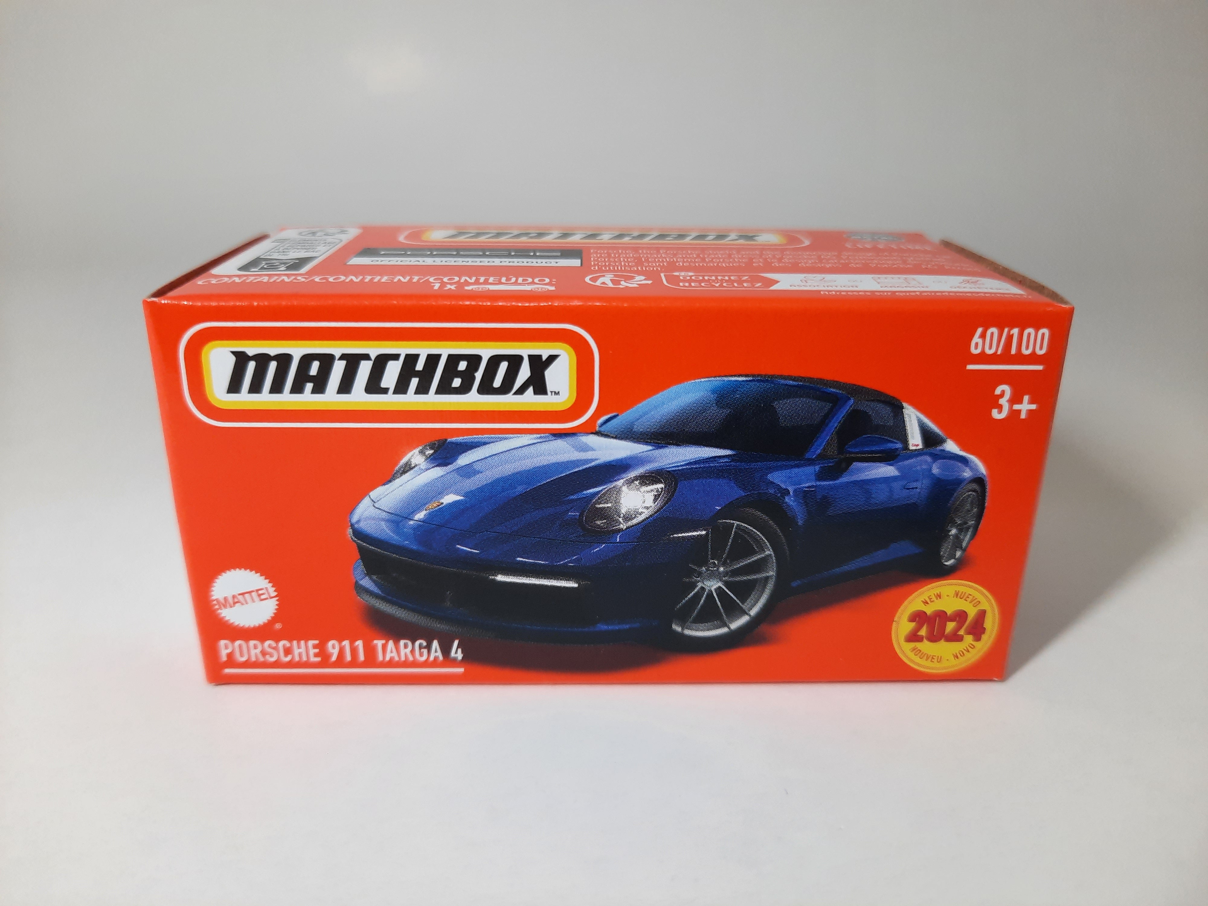 Porsche 911 Targa 4 60/100 Matchbox 2024