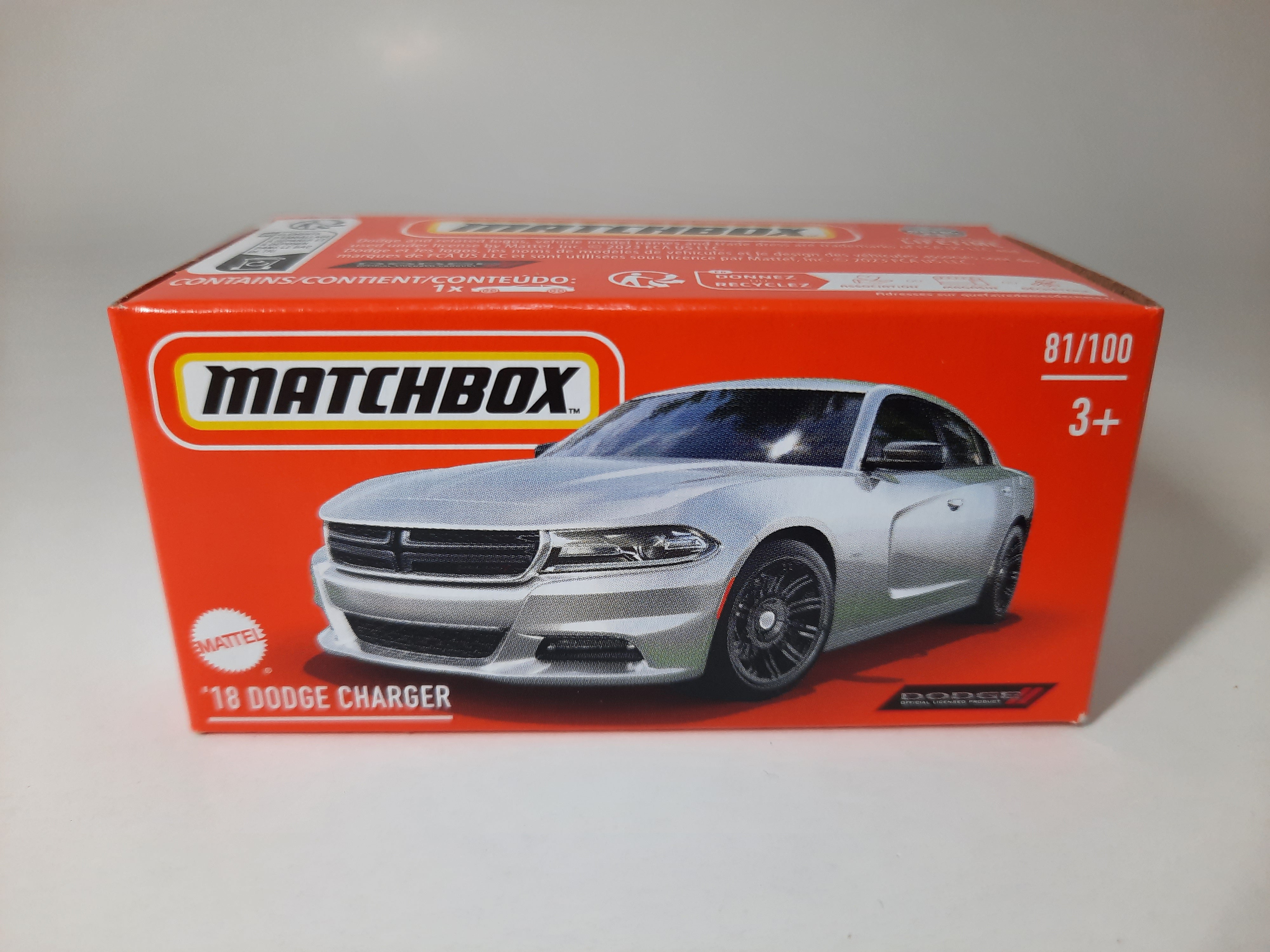 '18 Dodge Charger 81/100 Matchbox 2024
