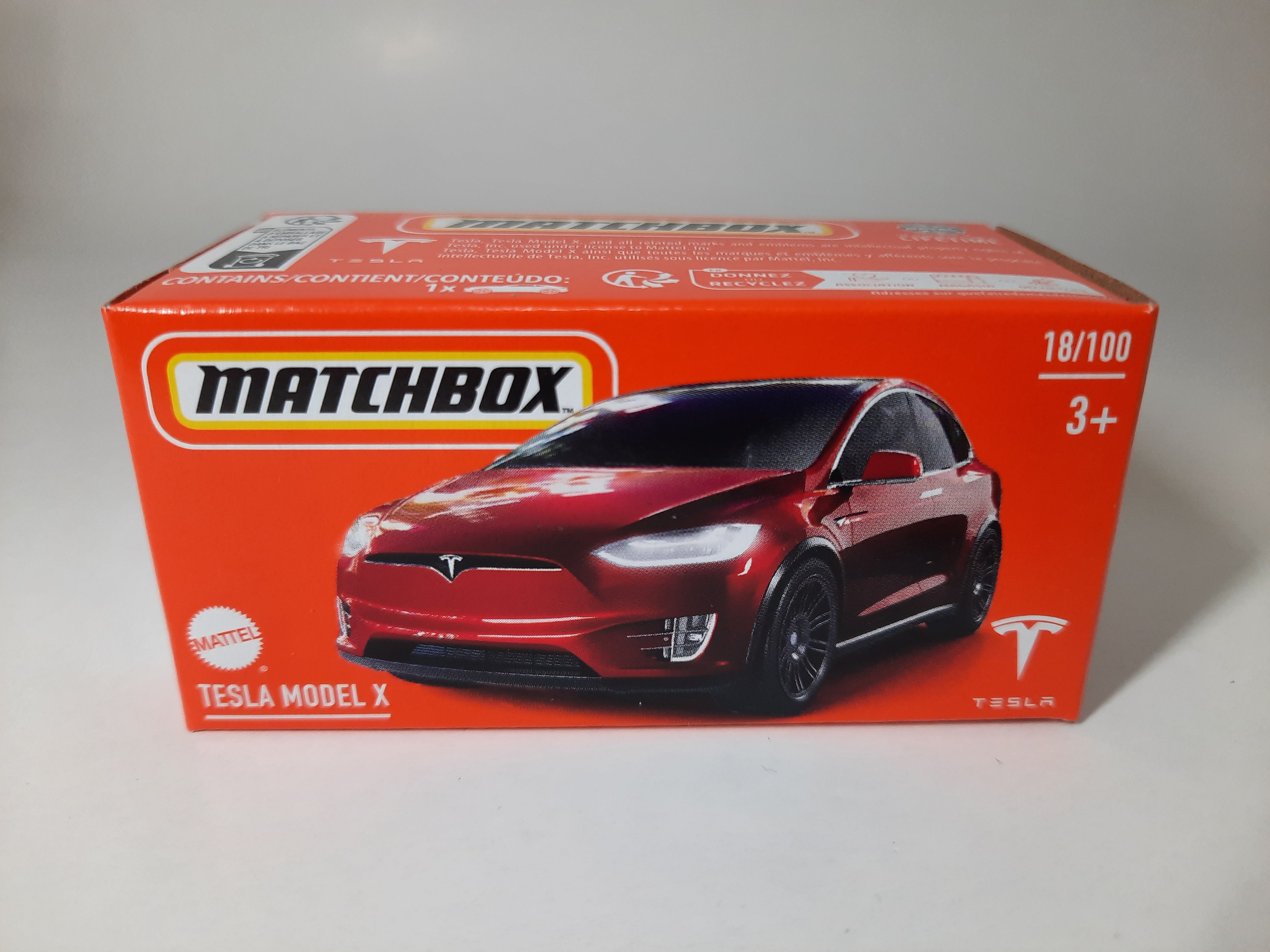 Tesla Model X 18/100 Matchbox 2024