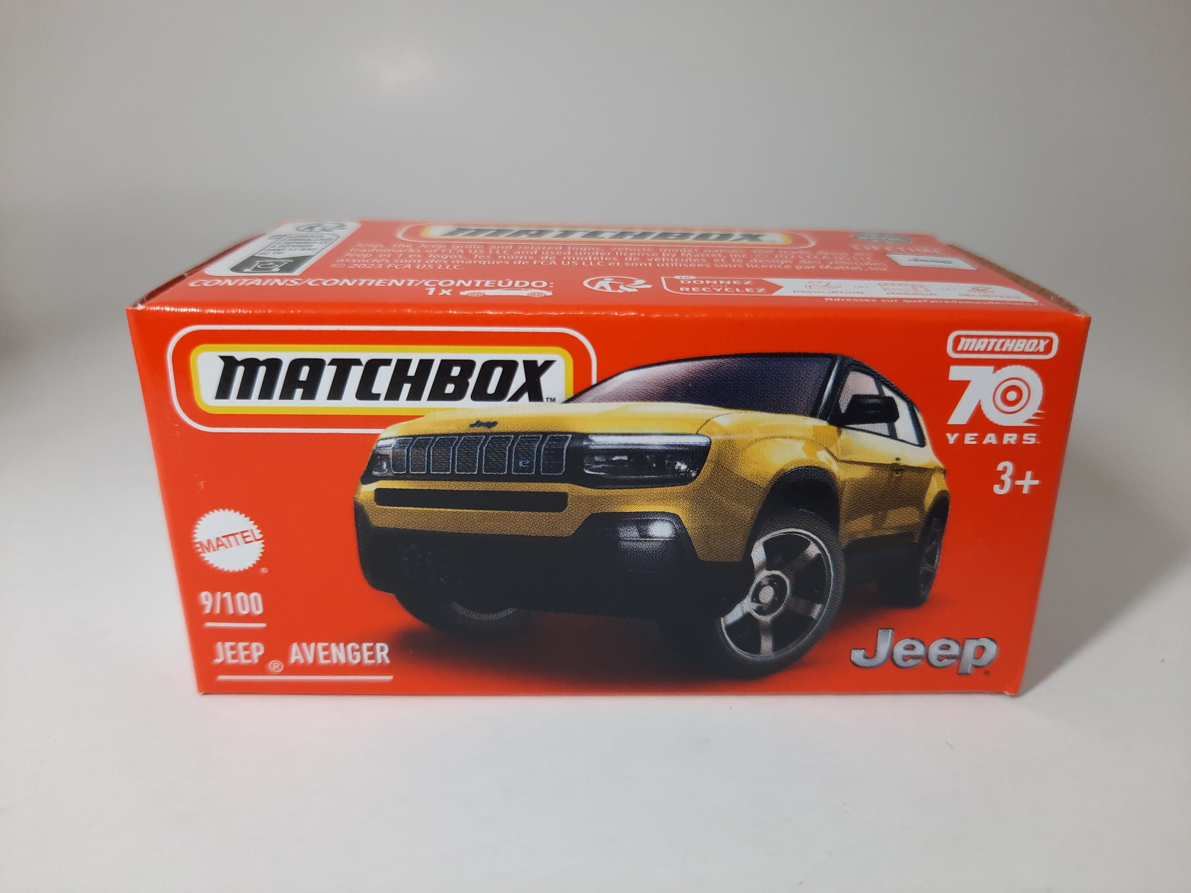 Jeep Avenger 9/100 Matchbox 2024