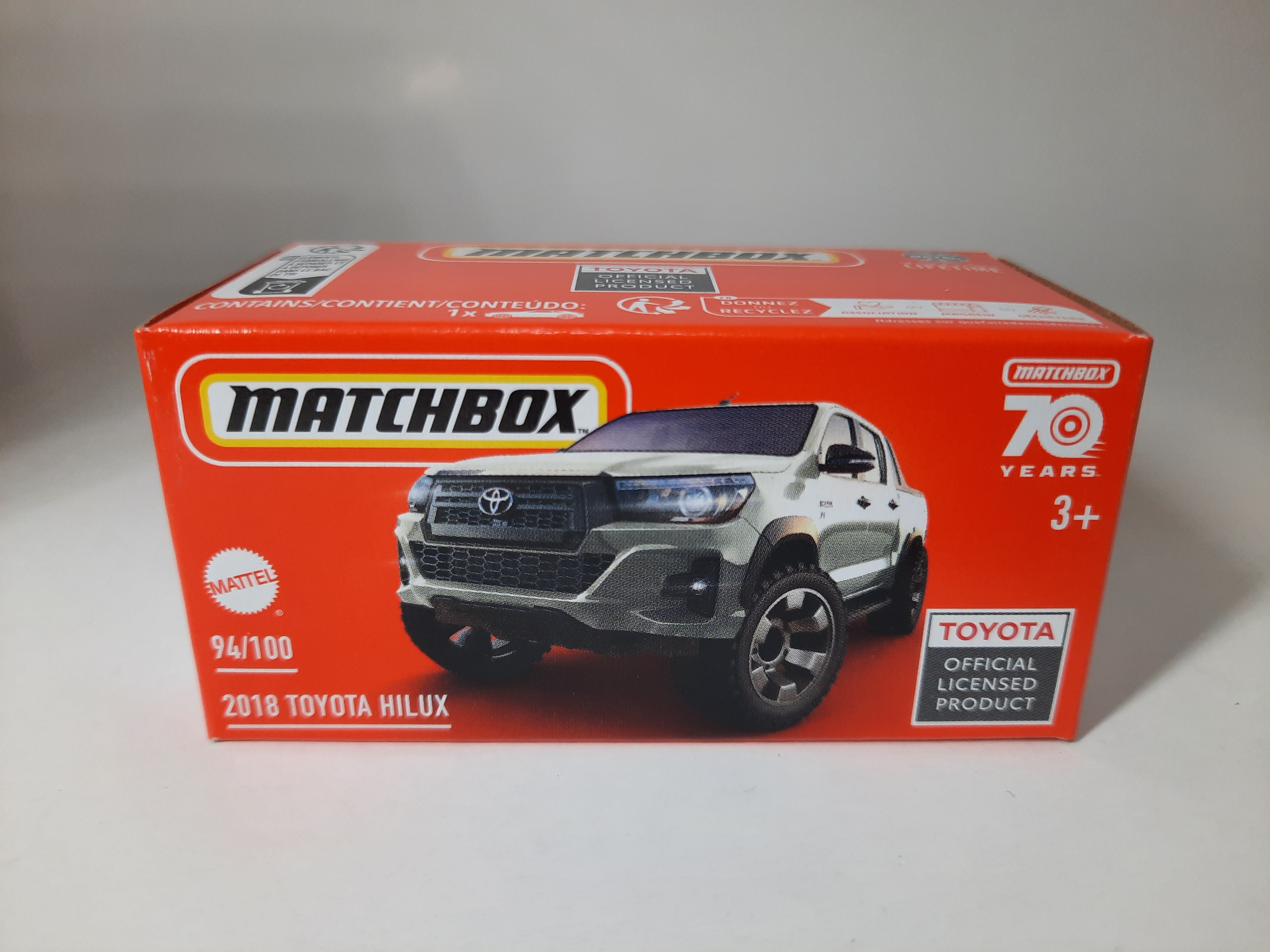 2018 Toyota Hilux 94/100 Matchbox 2024