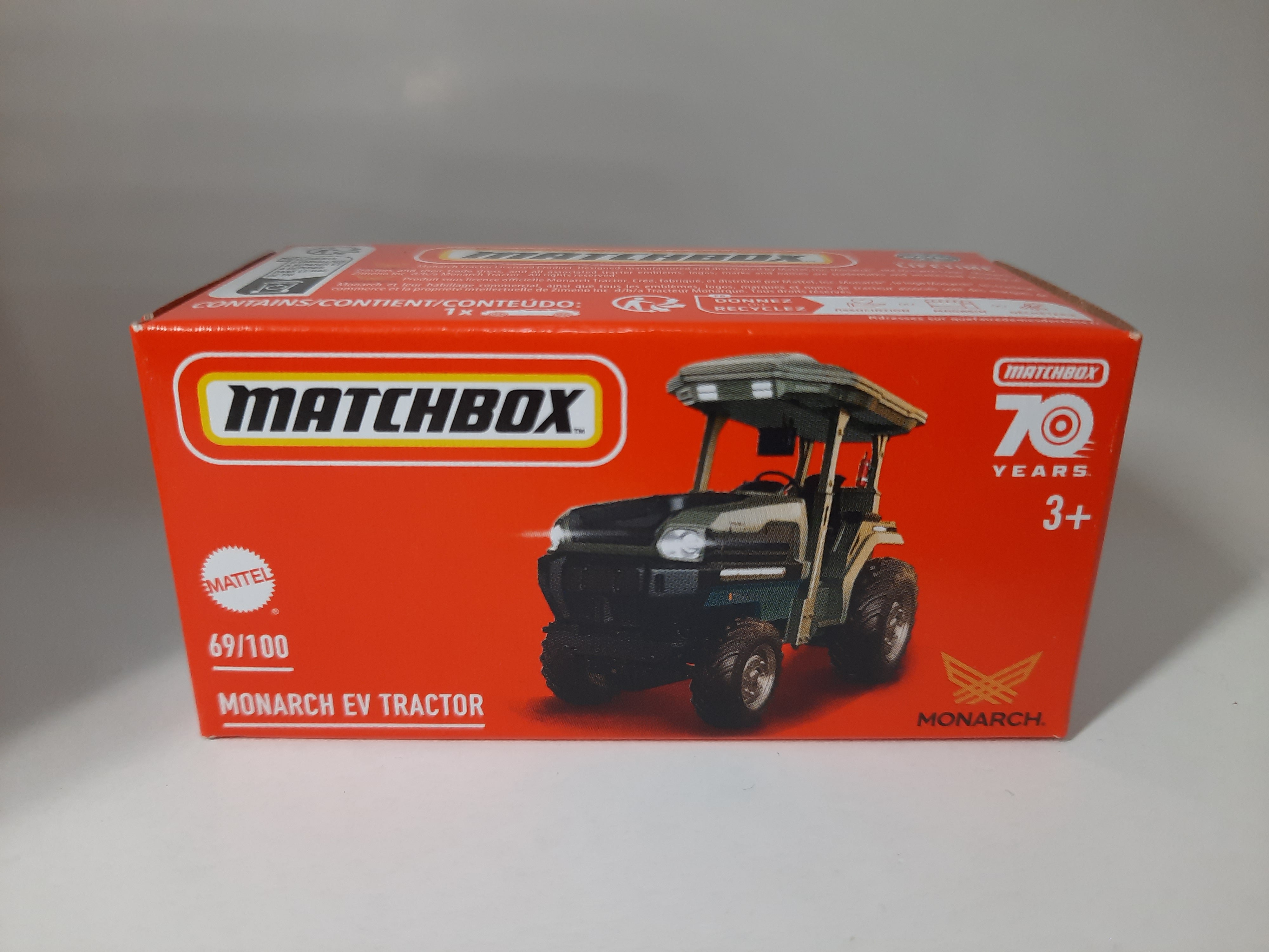 Monarch Ev Tractor 69/100 Matchbox 2024