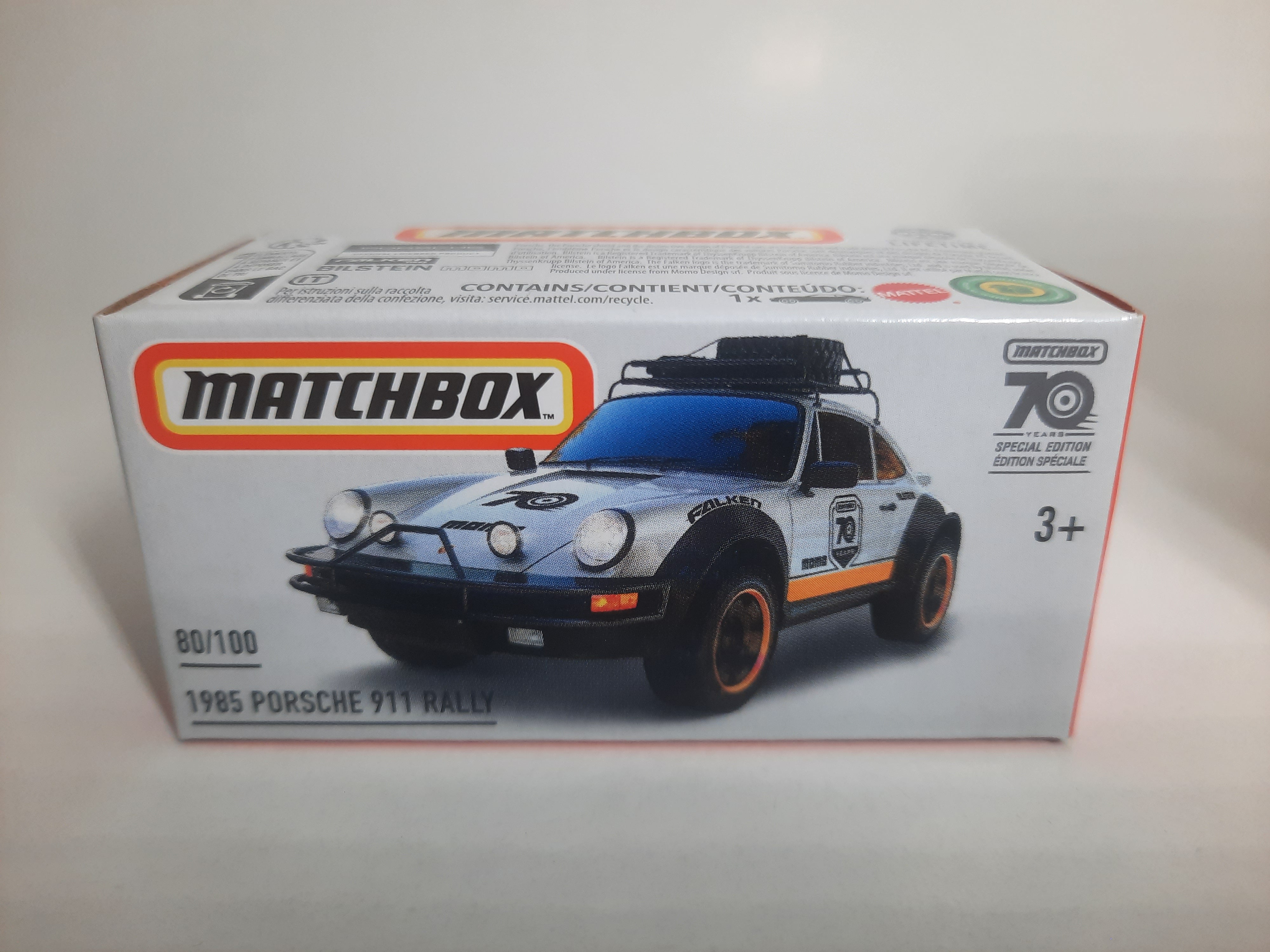 1985 Porsche 911 Rally 80/100 Matchbox 2024