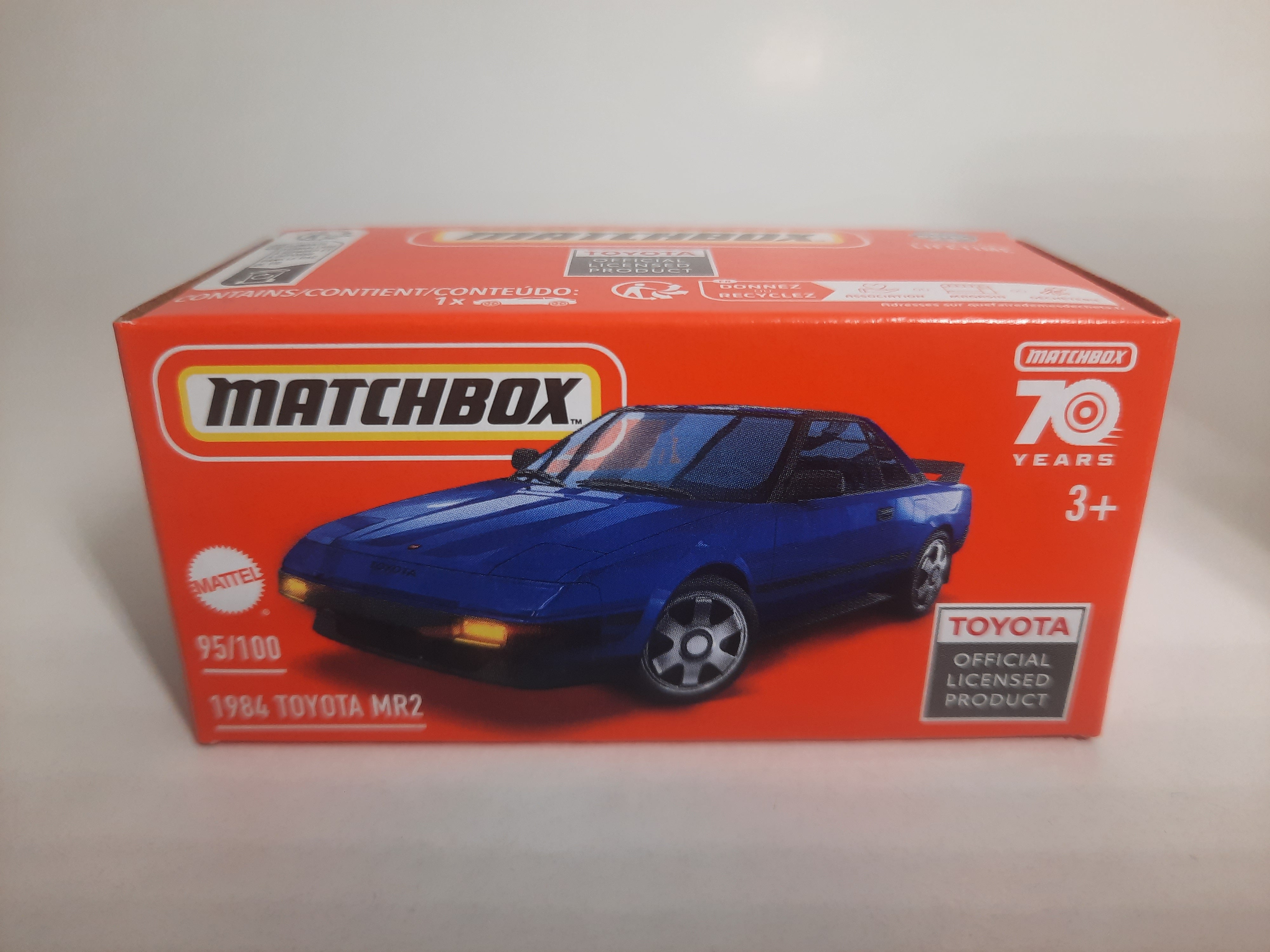 1984 Toyota MR2 95/100 Matchbox 2024