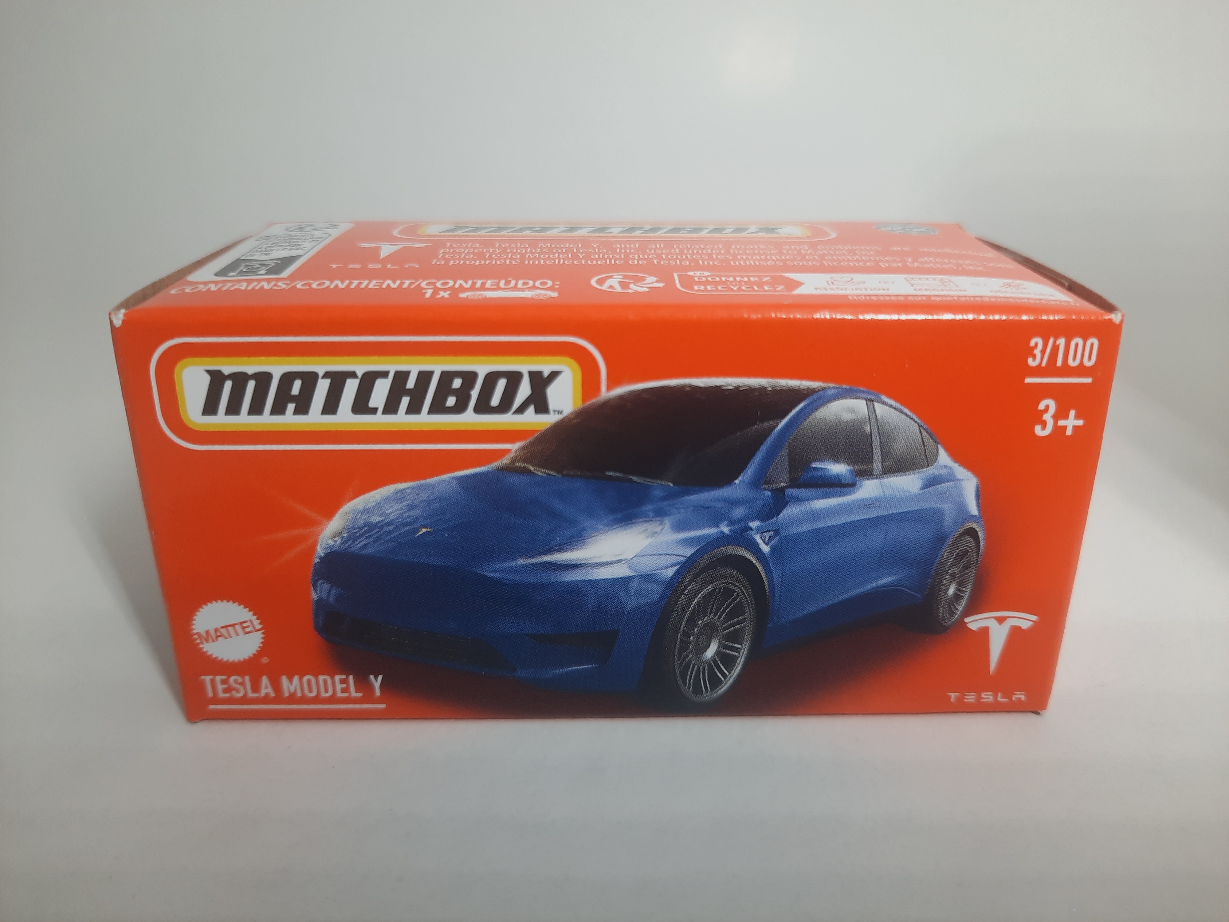 Tesla Model Y 3/100 Matchbox 2024