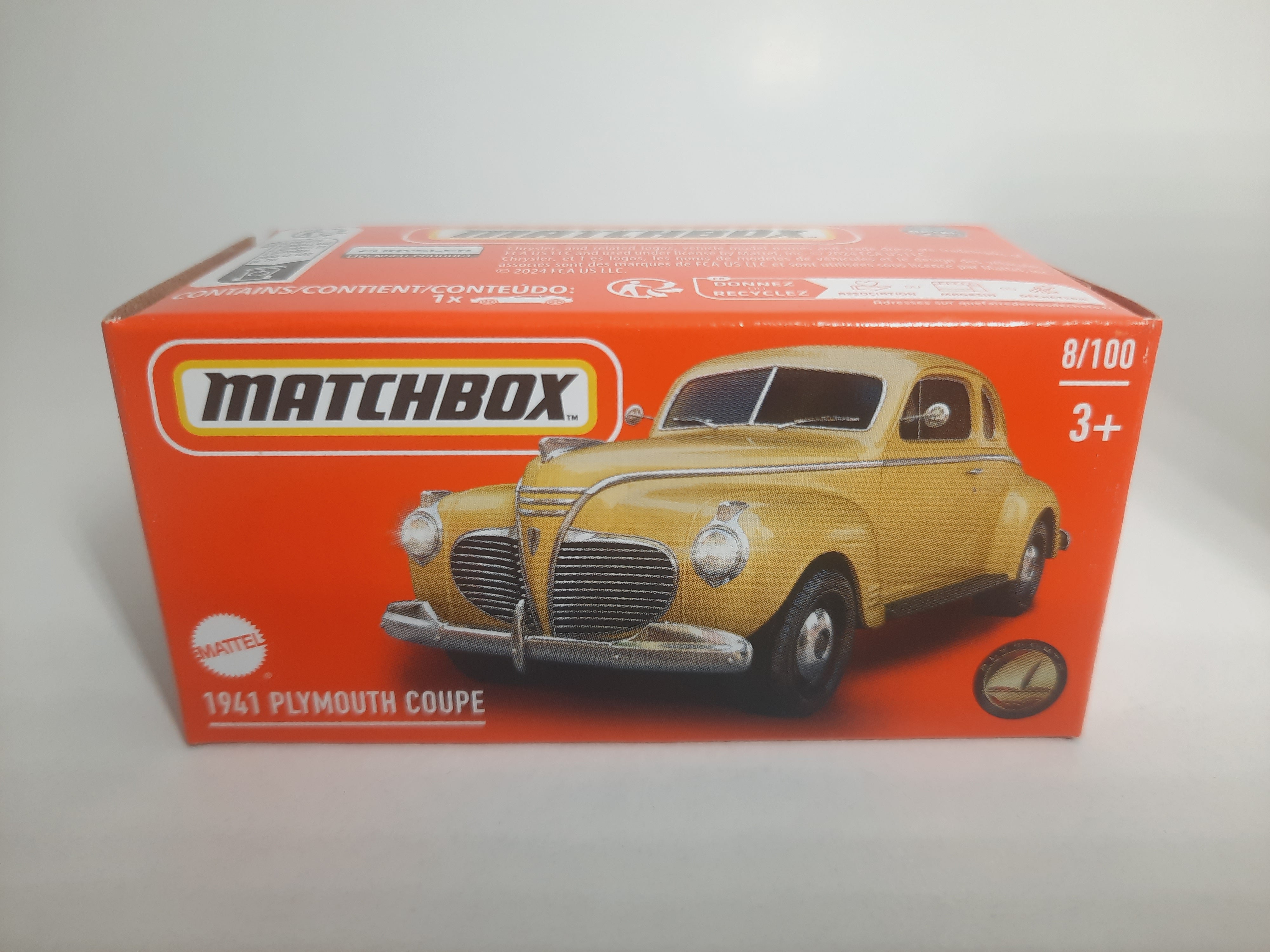 1941 Plymouth Coupe 8/100 Matchbox 2024