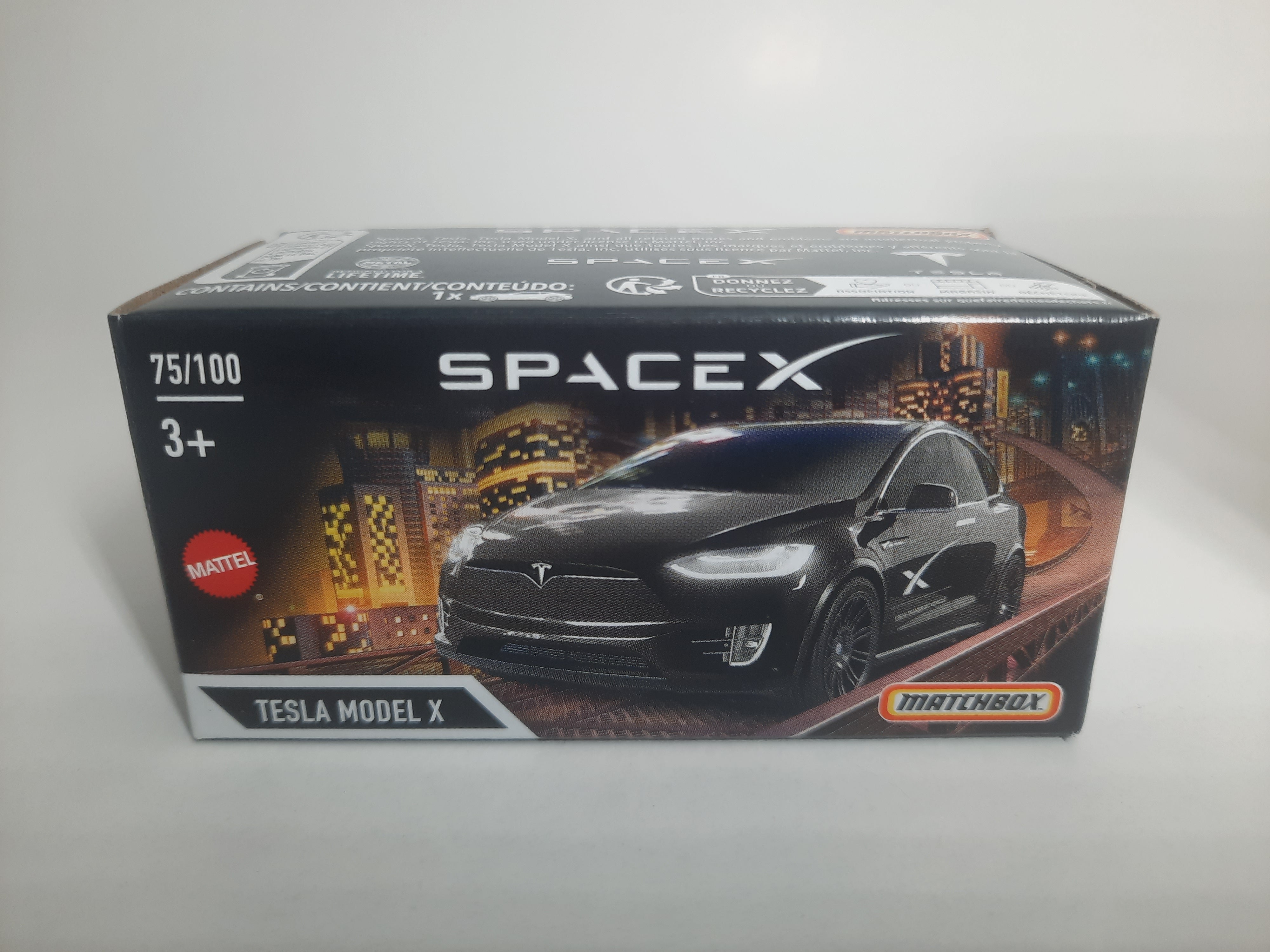 Tesla Model X 75/100 Matchbox 2024