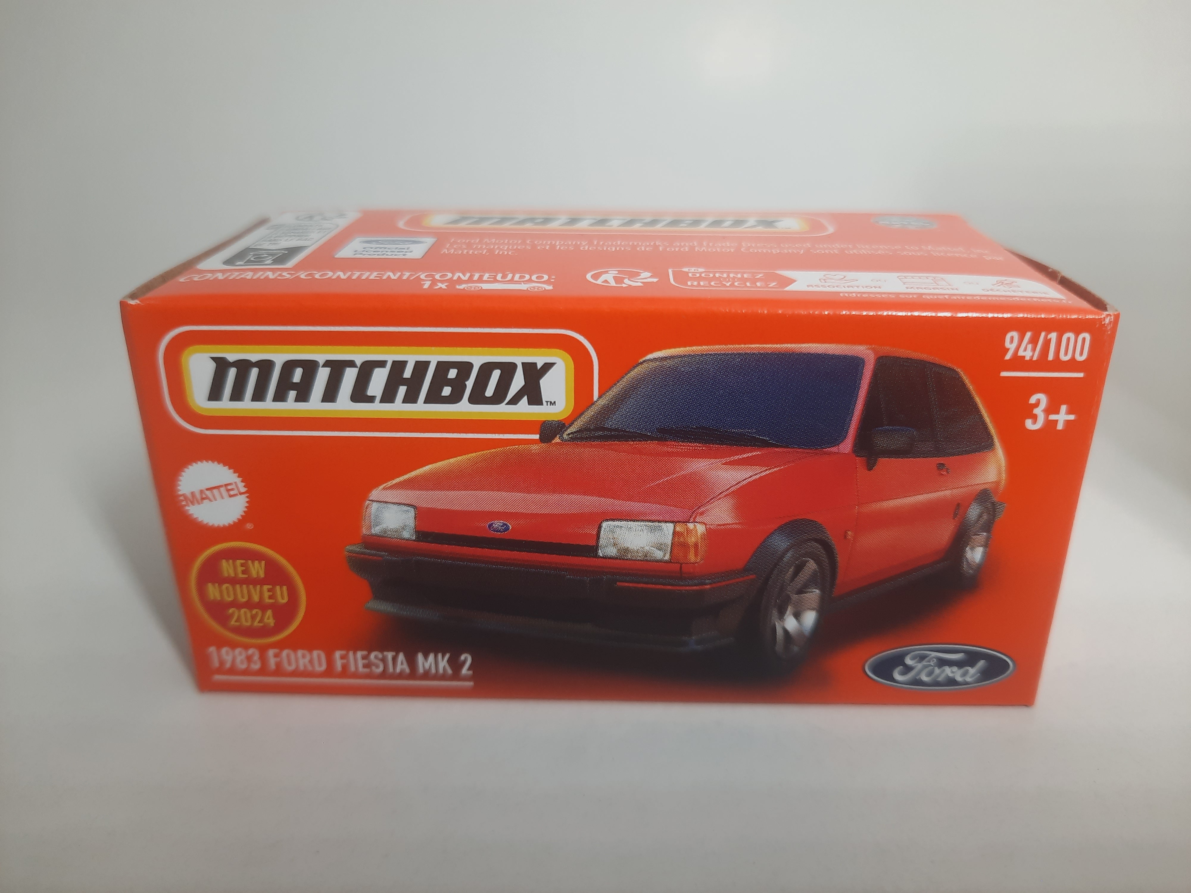 1983 Ford Fiesta MK 2 94/100 Matchbox 2024