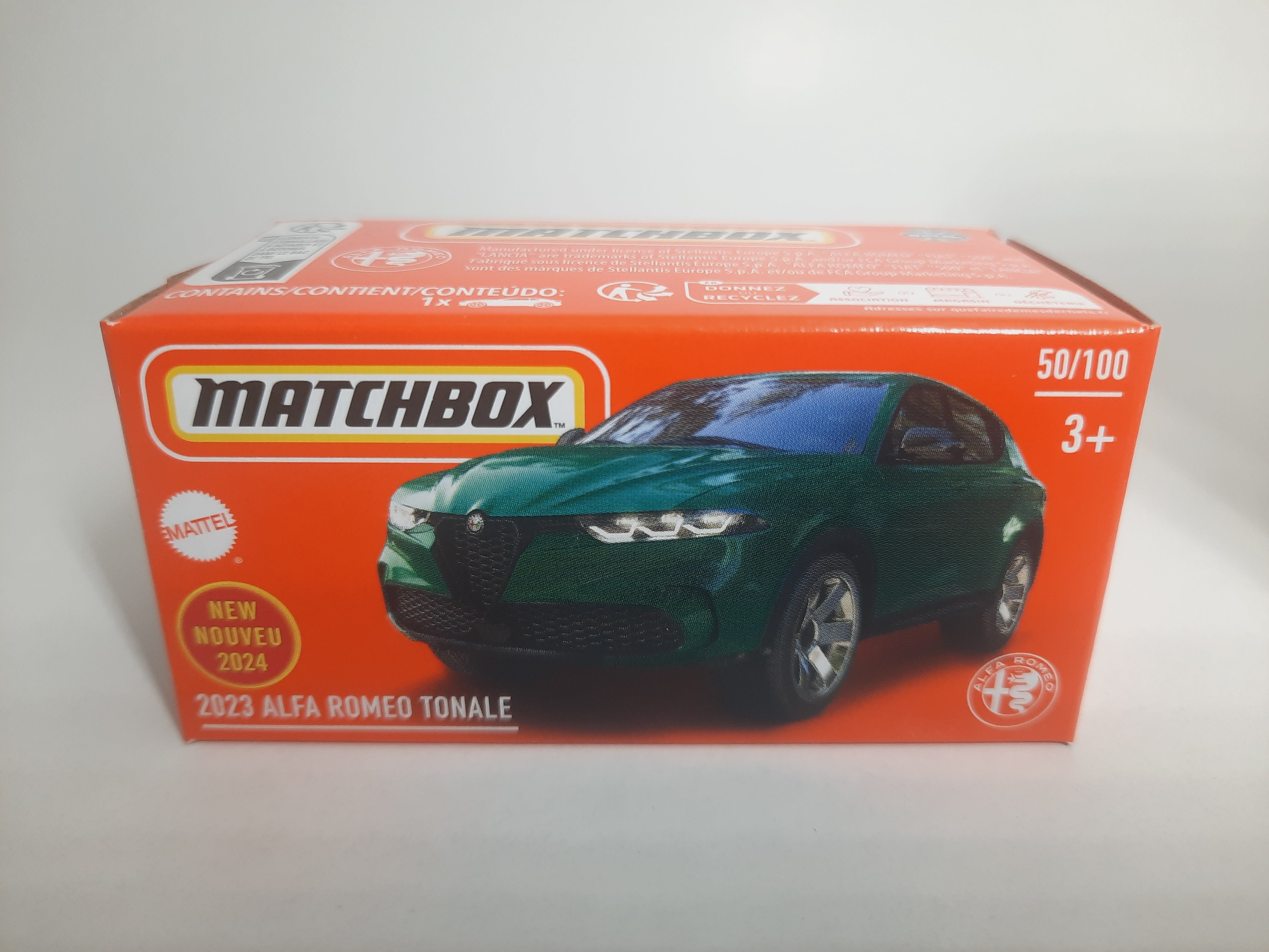 2023 Alfa Romeo Tonale 50/100 Matchbox 2024