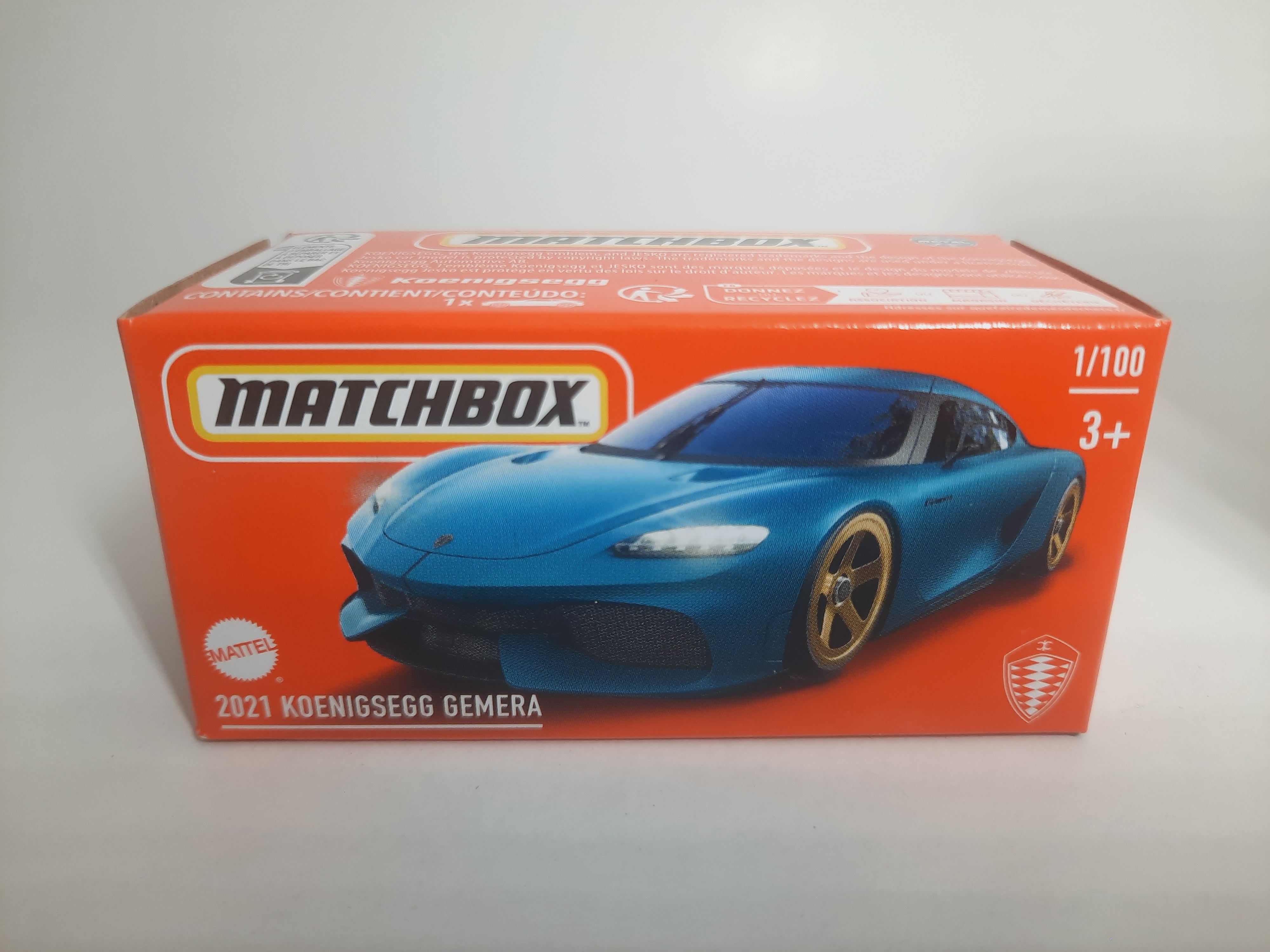 2021 Koenigsegg Gemera 1/100 Matchbox 2024