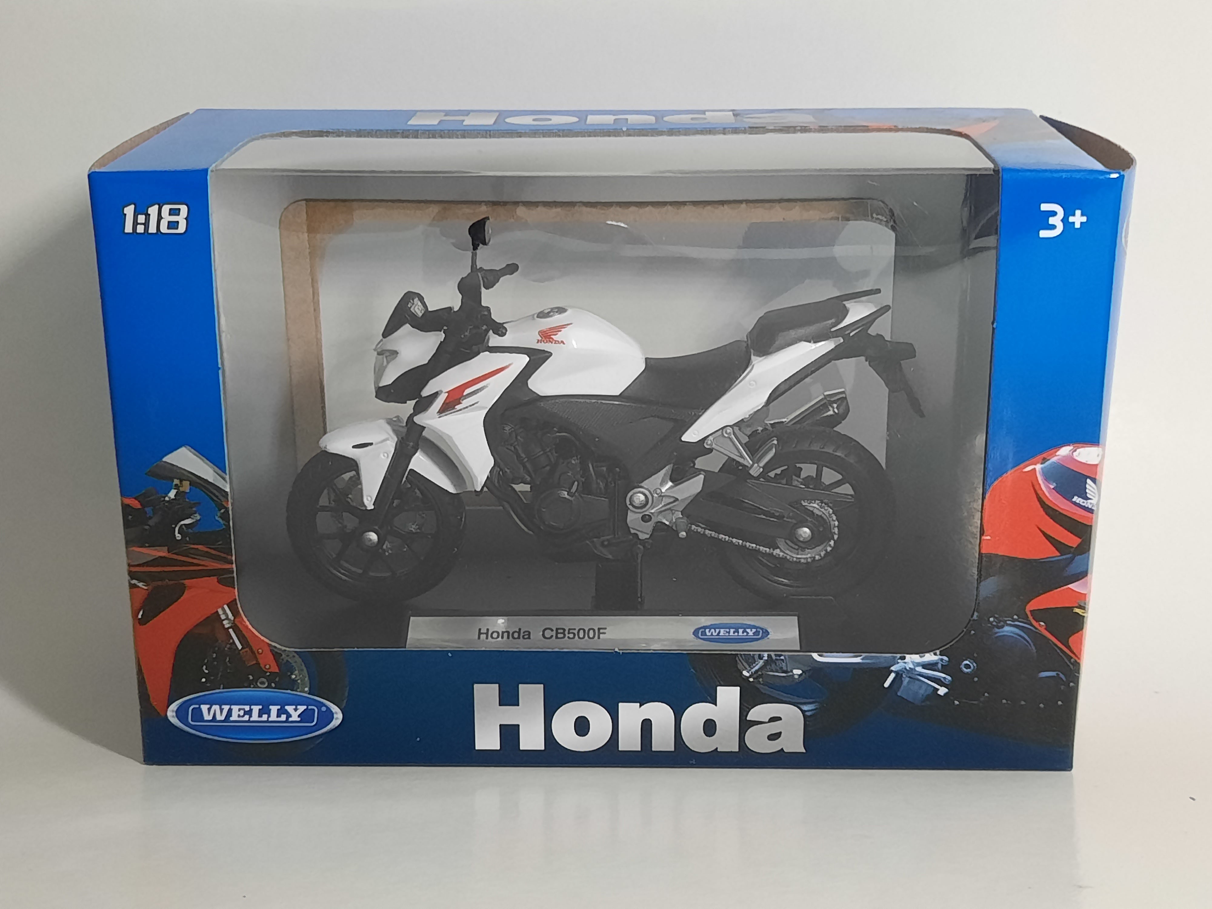 Modellino Moto Scala 1:18 Honda CB500F Welly