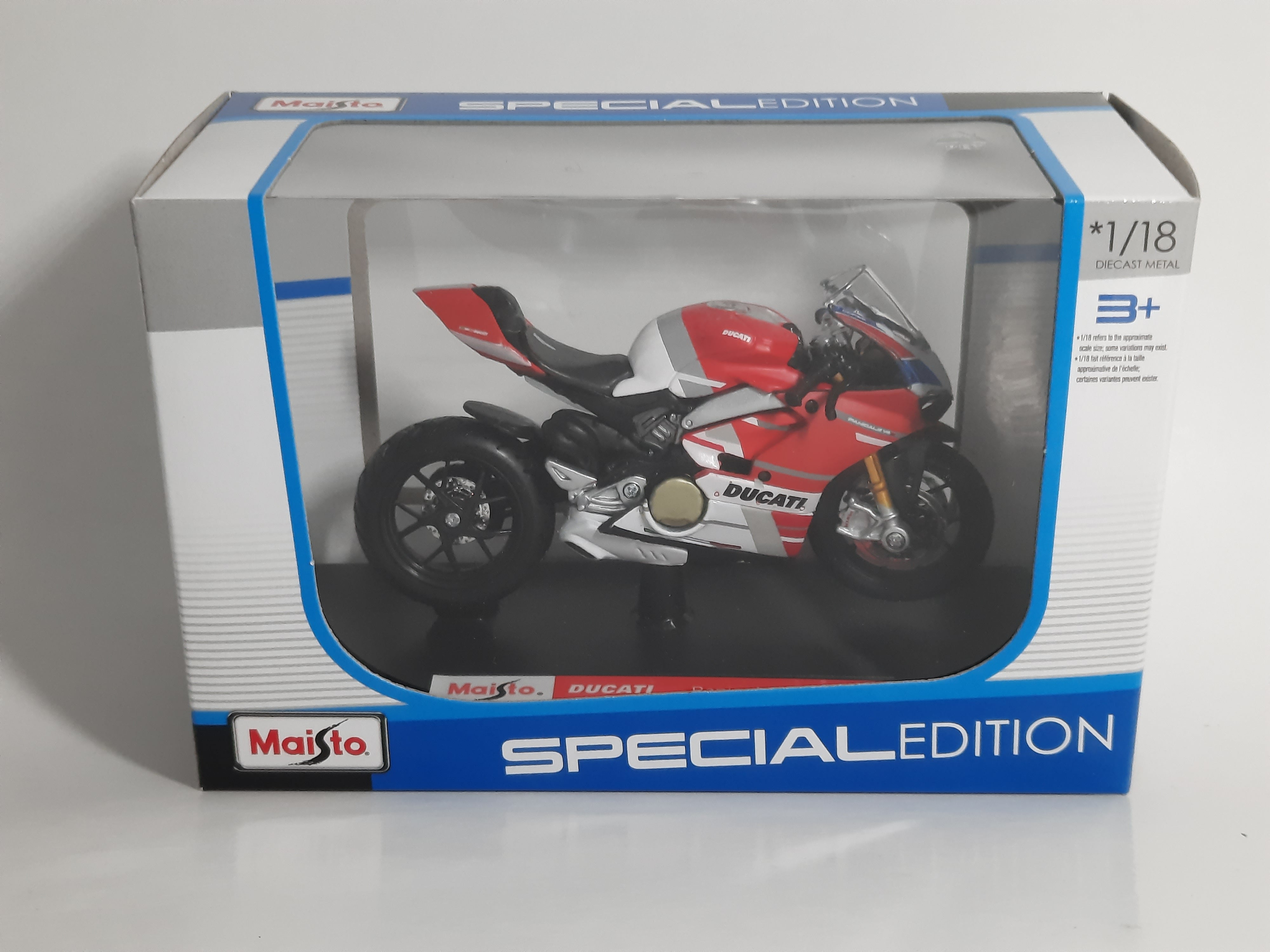 Modellino Moto Scala 1:18 Ducati Panigale V4 S Corse Maisto
