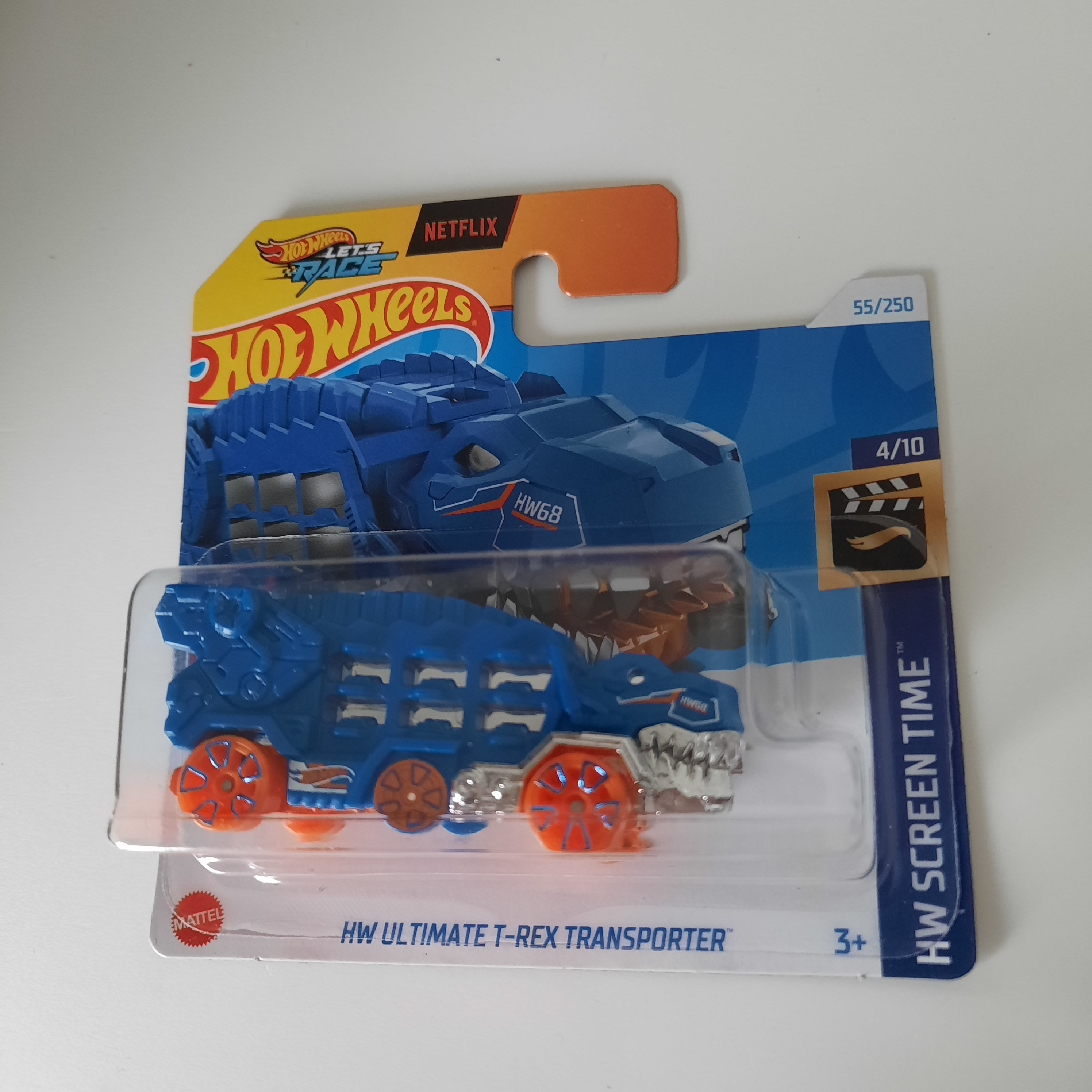 55/250 HW Ultimate T-Rex Transporter HW Screen Time 4/10 Hot Wheels 2024