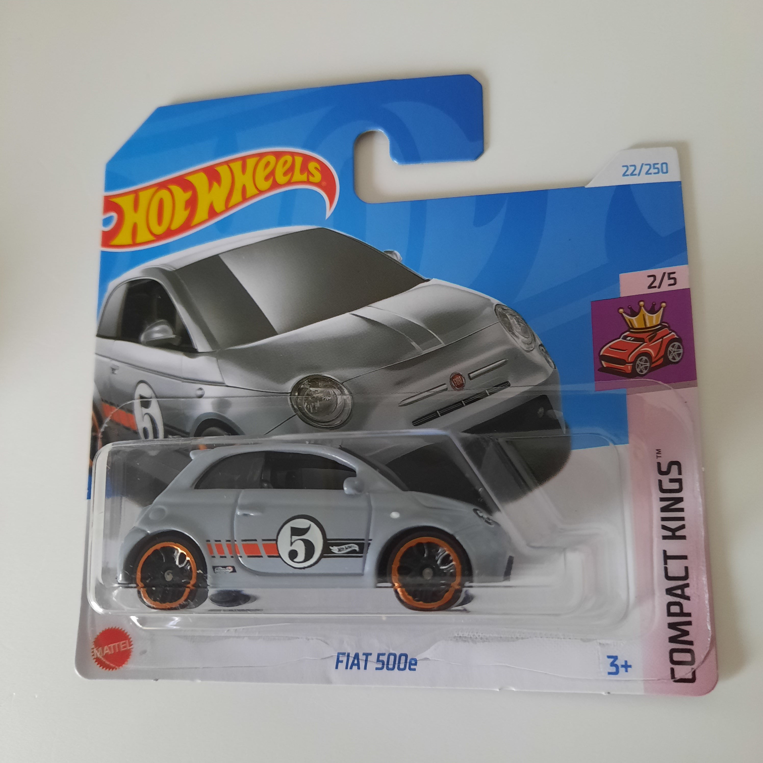 22/250 Fiat 500e HW Compact Kings 2/5 Hot Wheels 2024