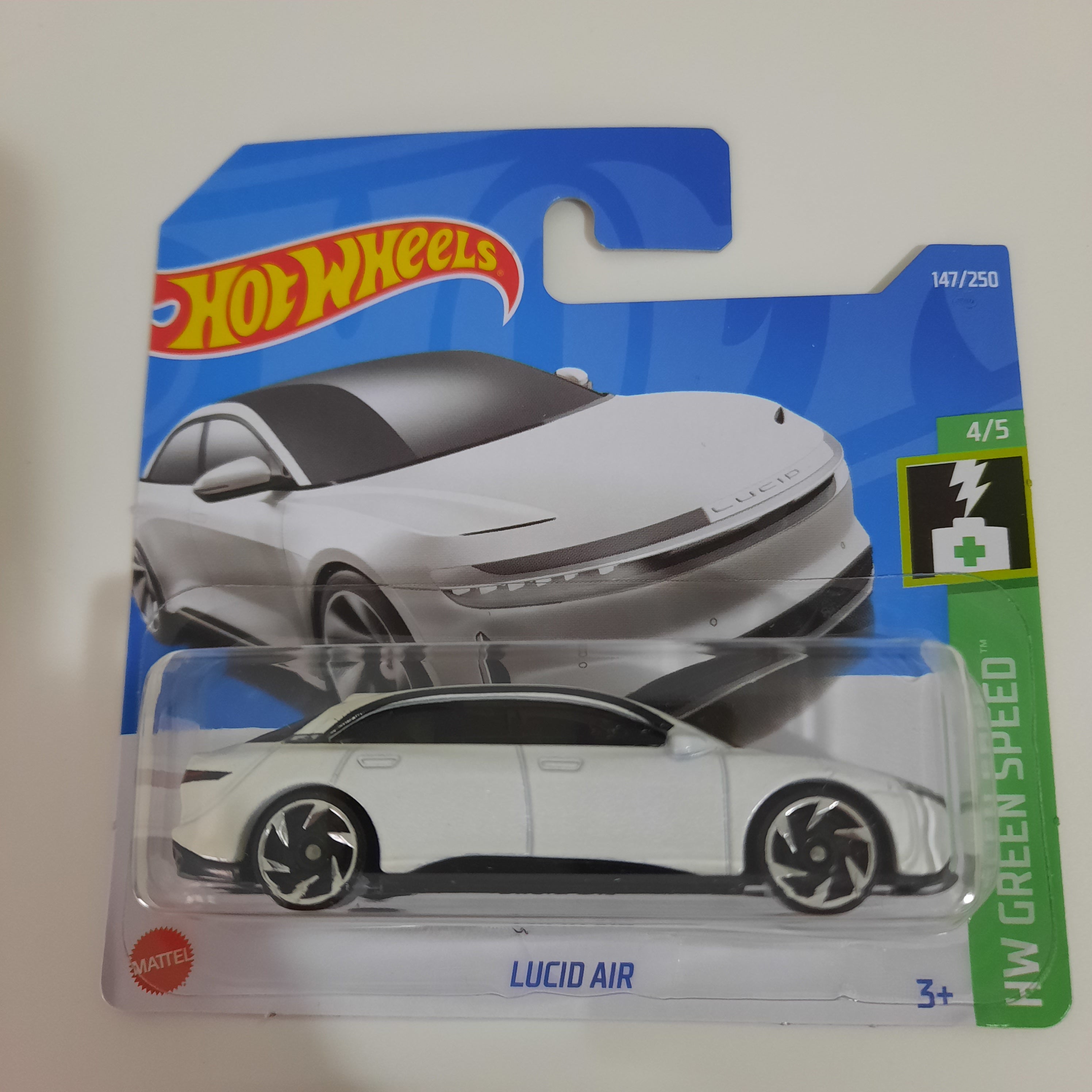 147/250 Lucid Air HW Green Speed 4/5 Hot Wheels 2022