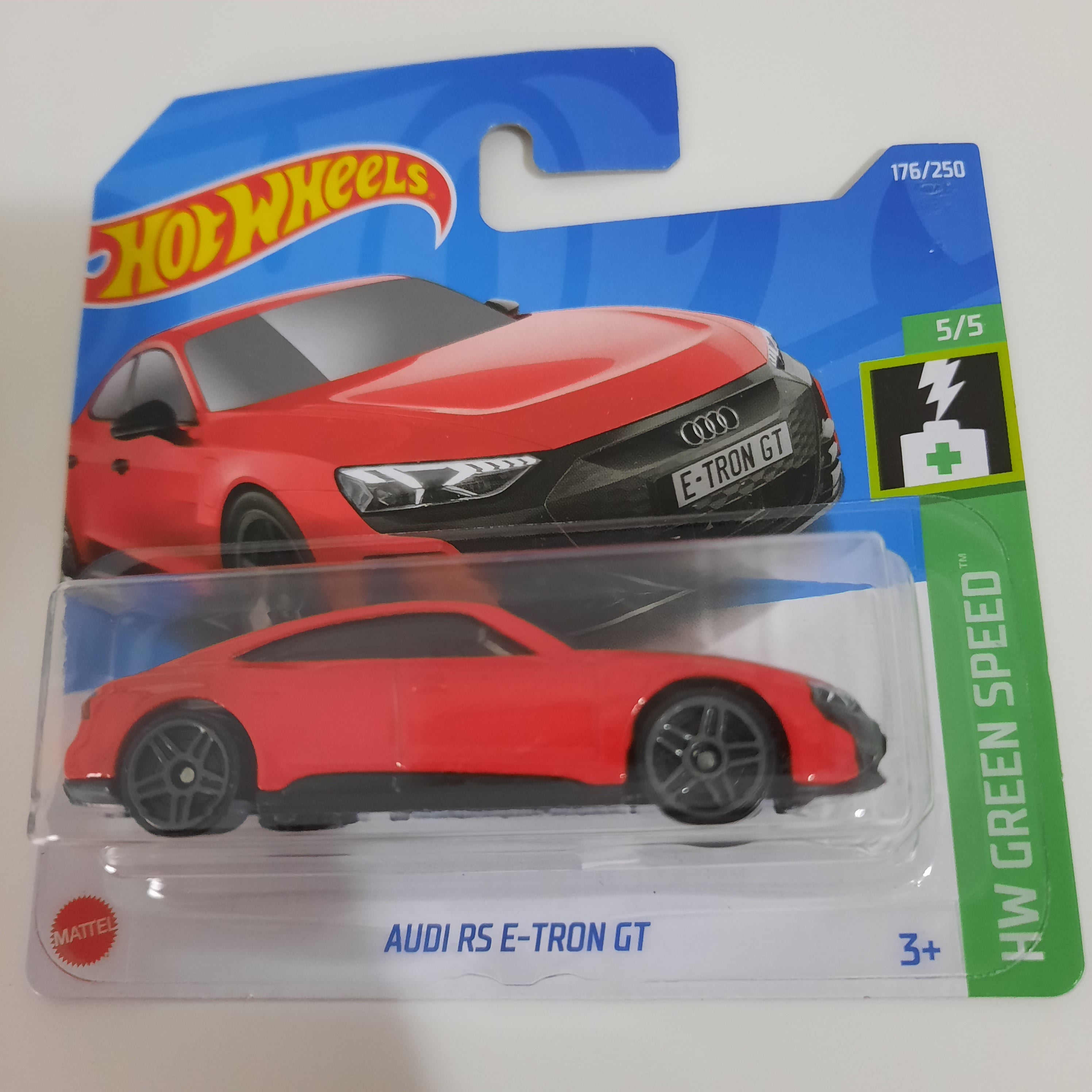 176/250 Audi RS E-Tron GT HW Green Speed 5/5 Hot Wheels 2022