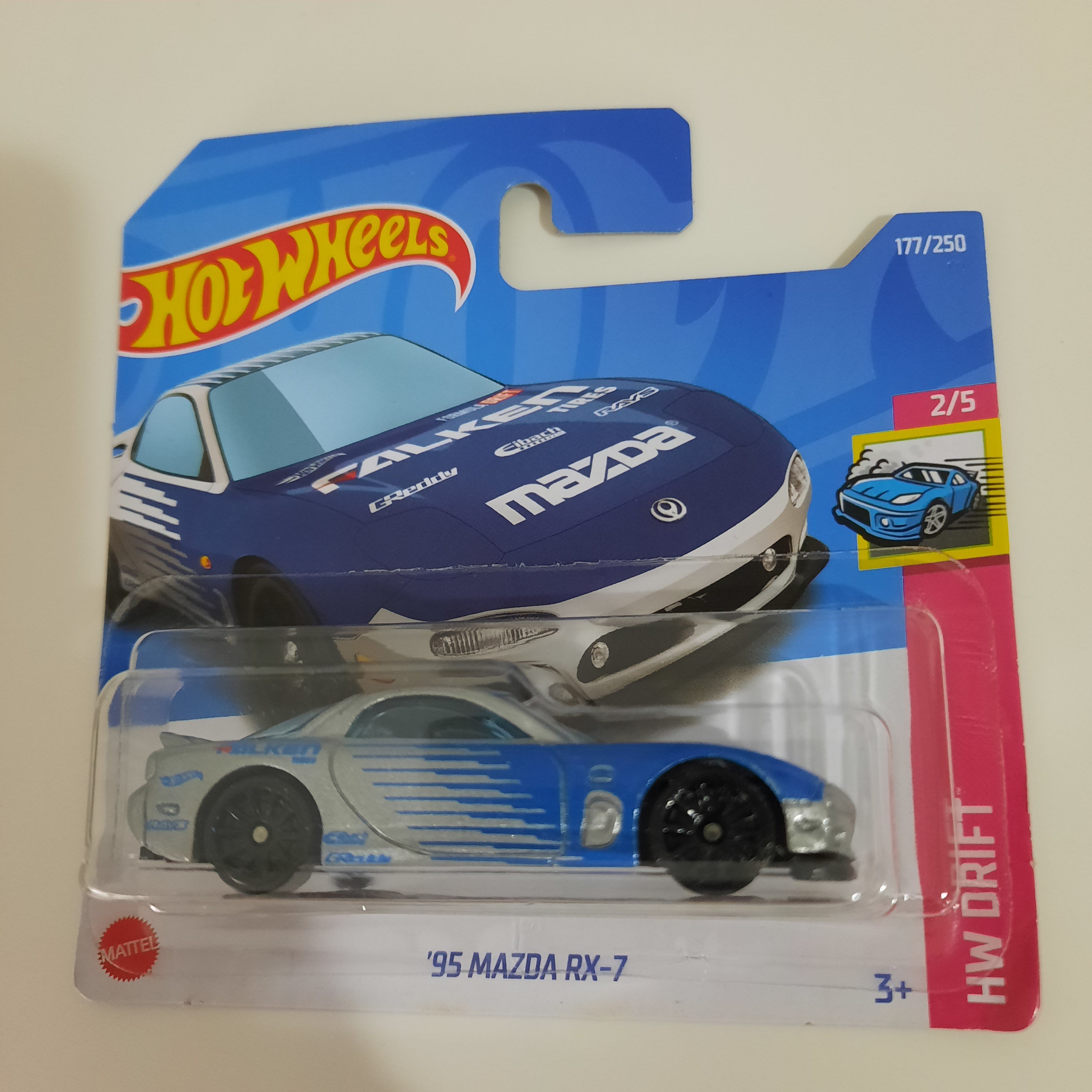 177/250 '95 Mazda RX-7 HW Drift 2/5 Hot Wheels 2022