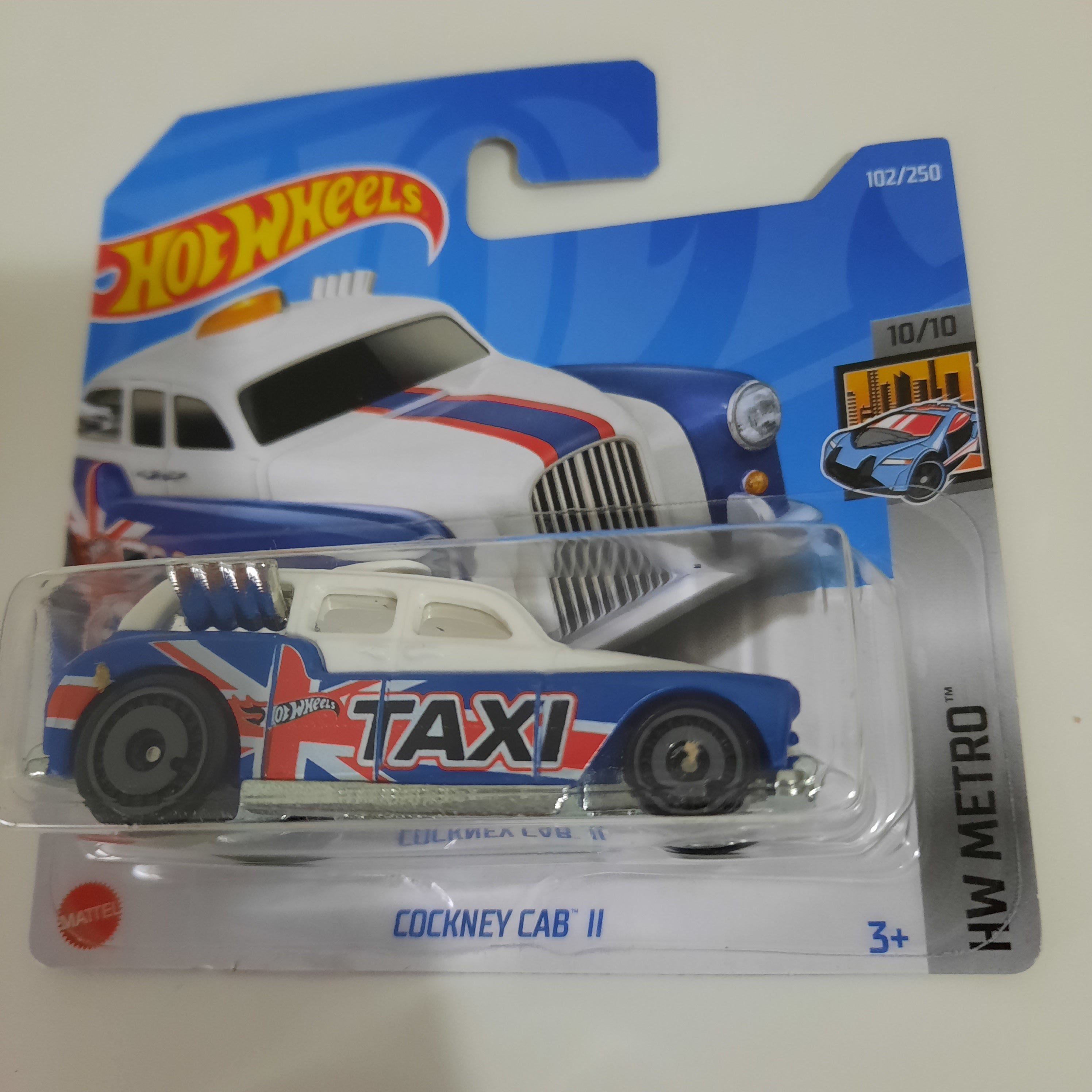 102/250 Cockney Cab II HW Metro 10/10 Hot Wheels 2022