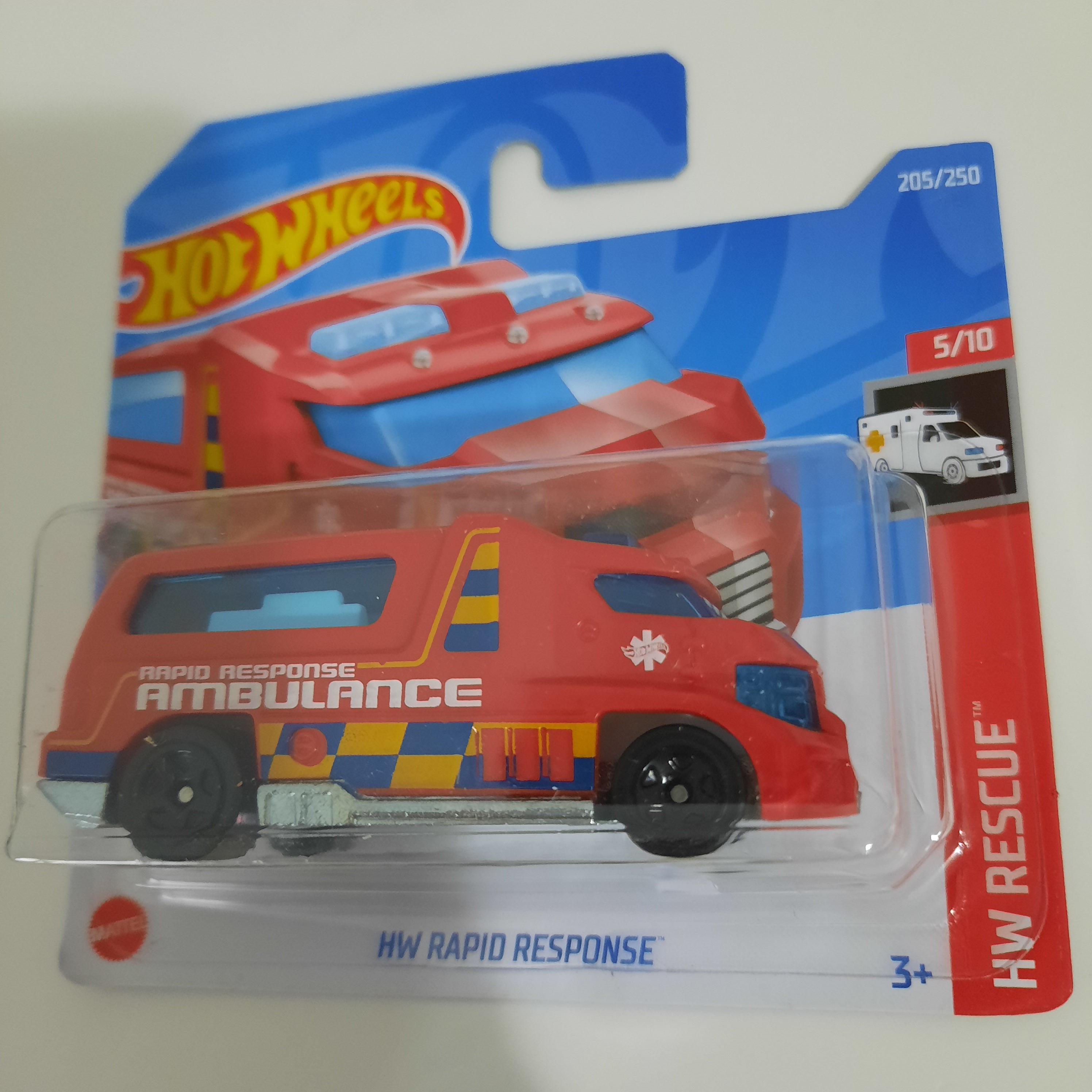 205/250 Rapid Response HW Rescue 5/10 Hot Wheels 2022
