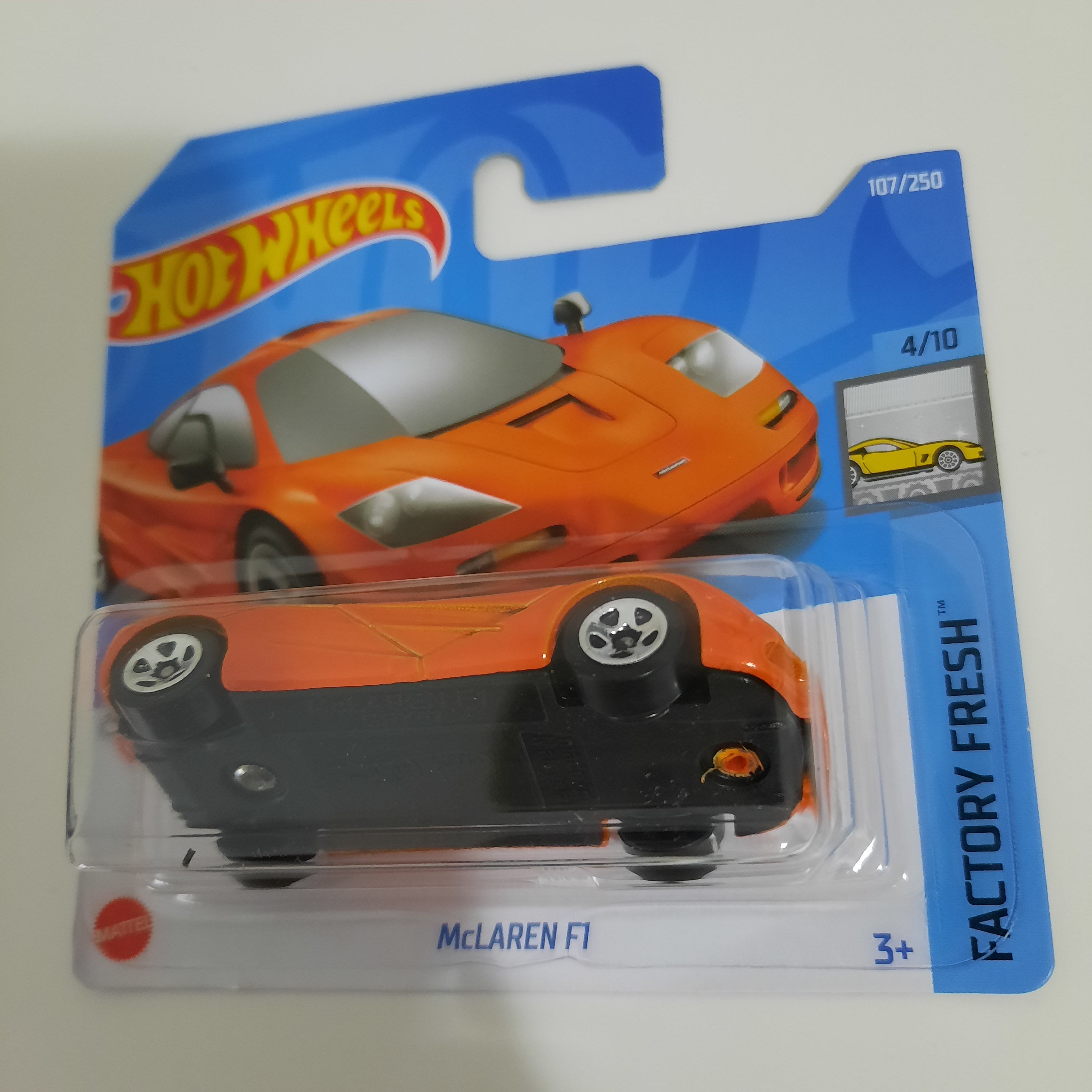 107/250 McLaren F1 HW Factory Fresh 4/10 Hot Wheels 2022