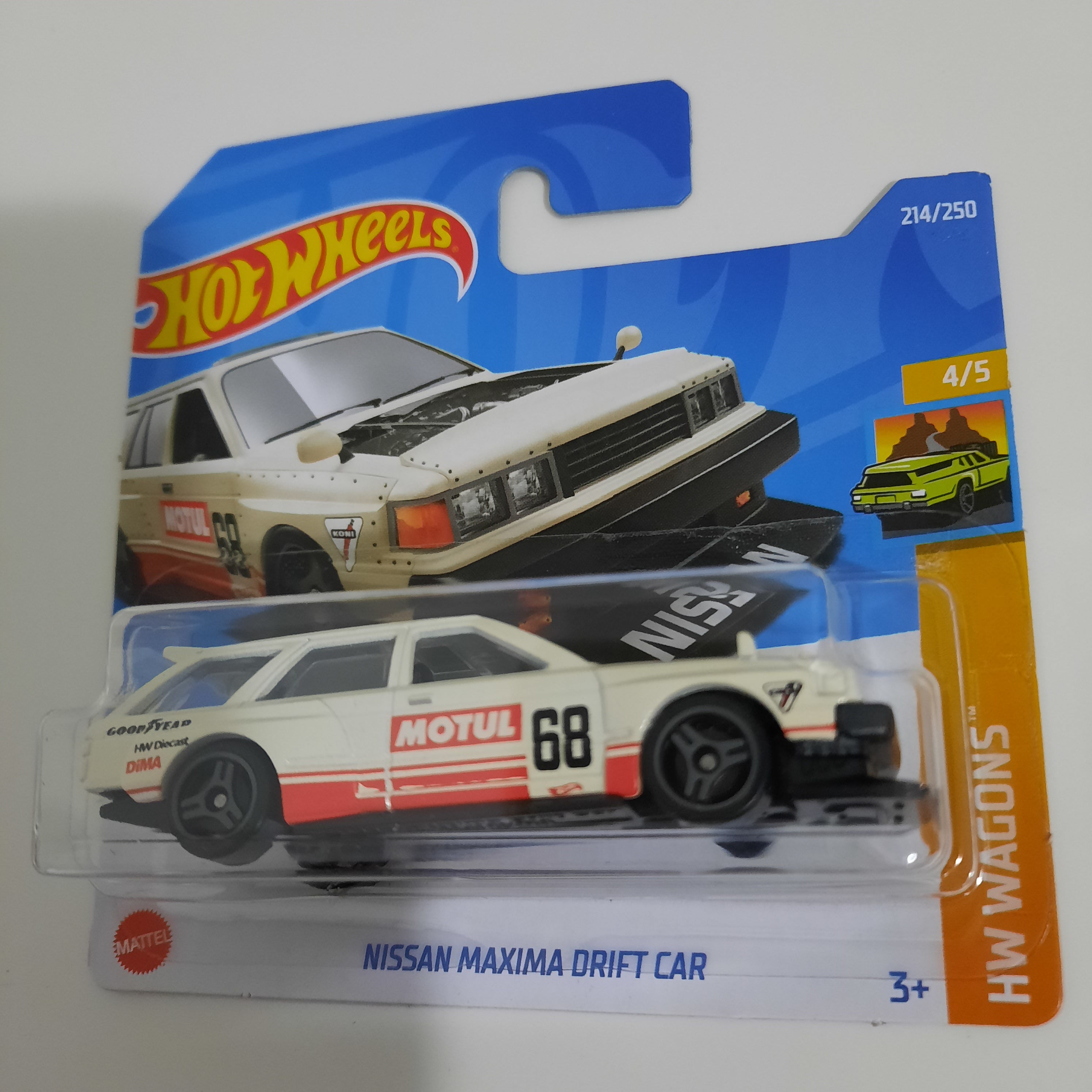214/250 Nissan Maxima Drift Car HW Wagons 4/5 Hot Wheels 2022