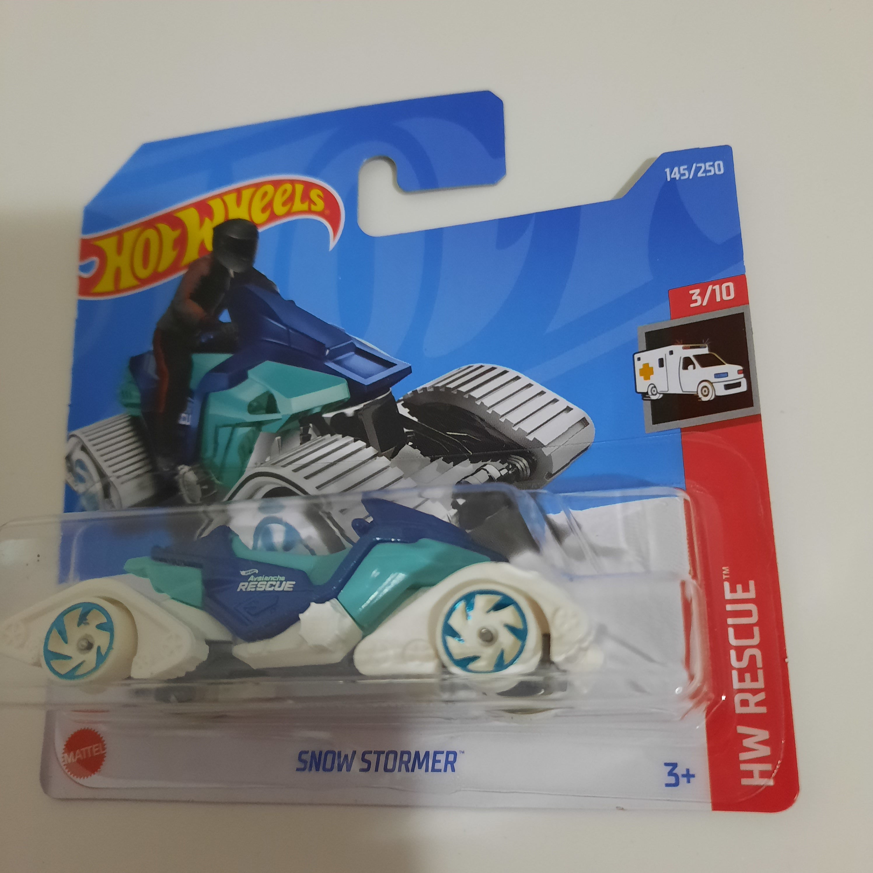 145/250 Snow Stormer HW Rescue 3/10 Hot Wheels 2022