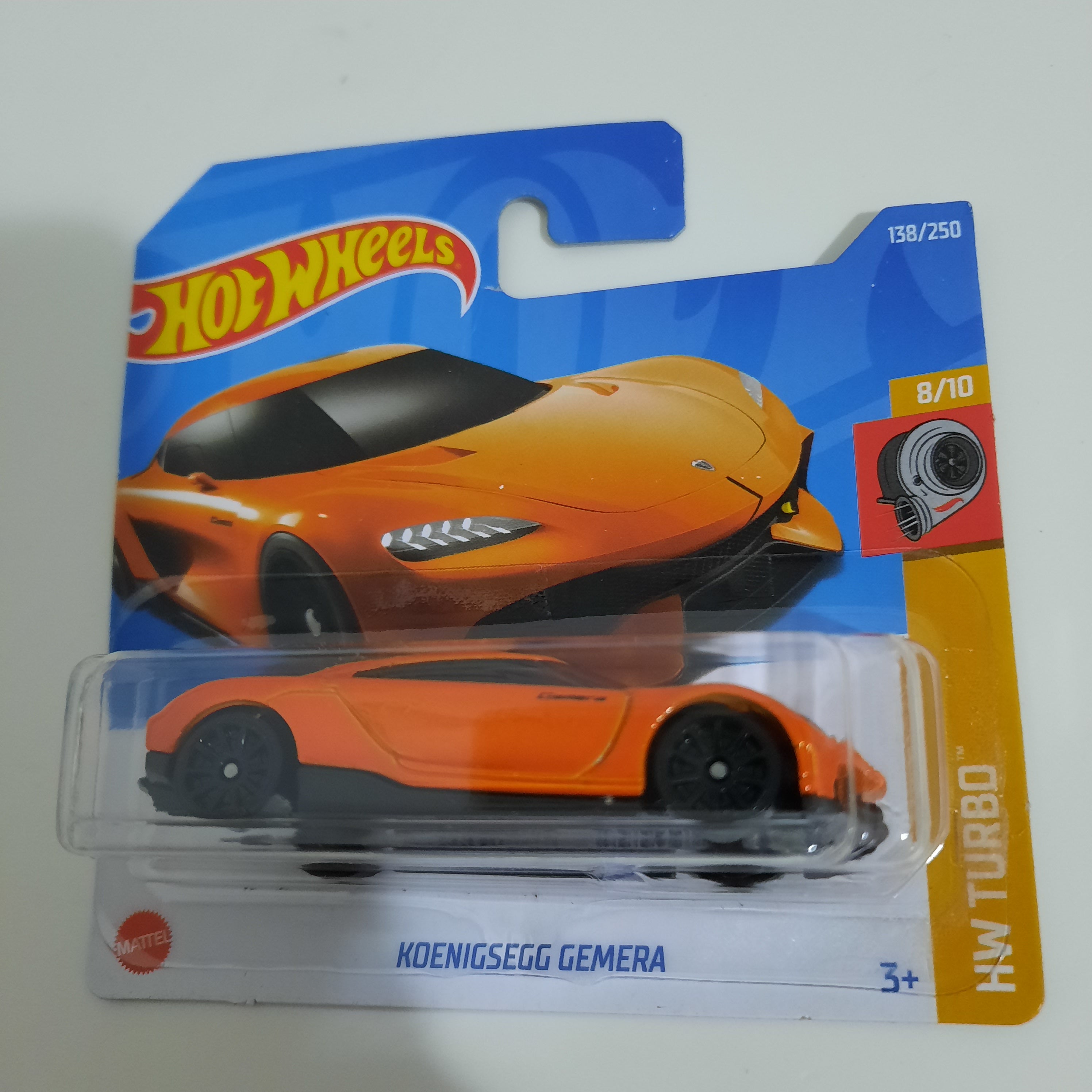 138/250 Koenigsegg Gemera HW Turbo 8/10 Hot Wheels 2022