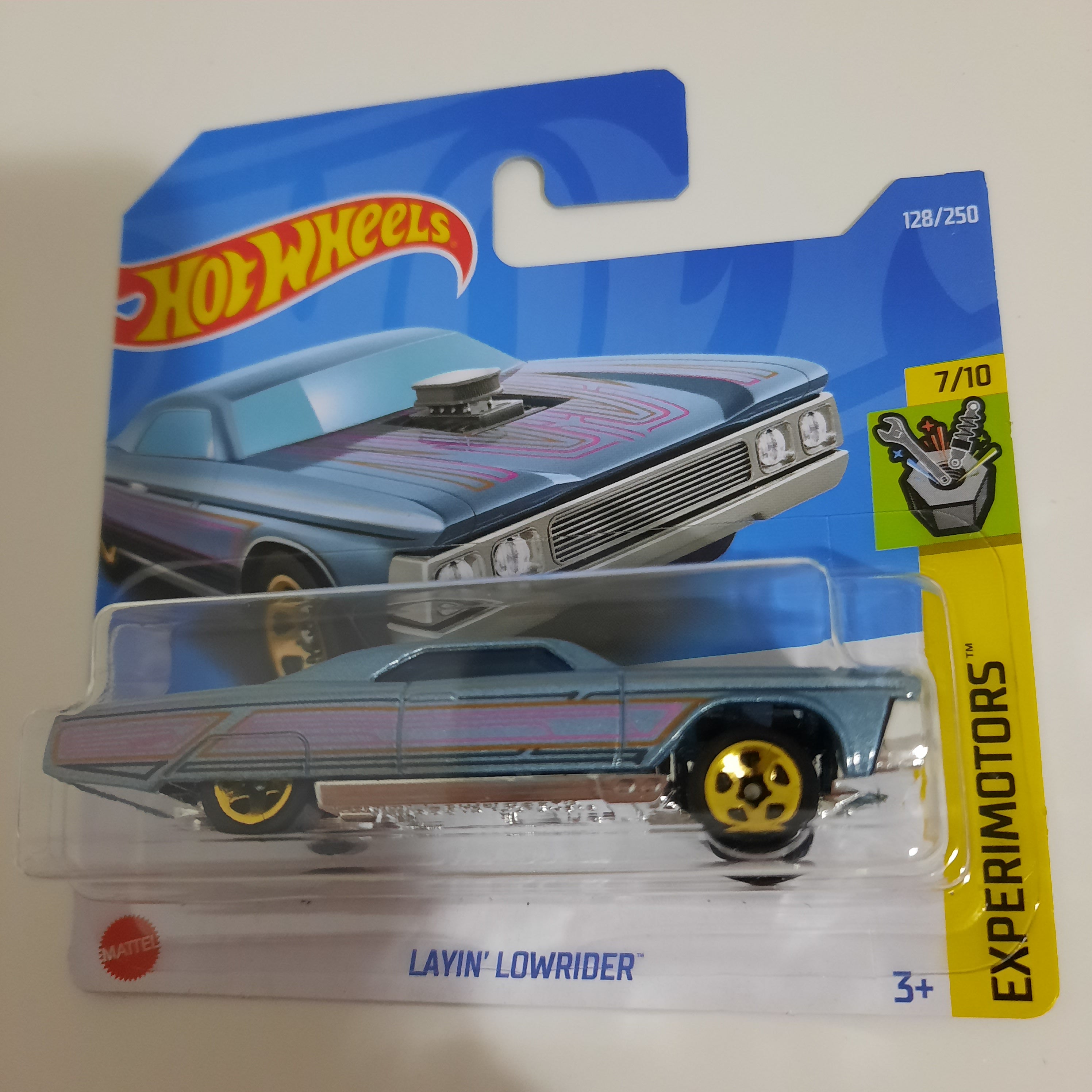 128/250 Layin' Lowrider HW Experimotors 7/10 Hot Wheels 2022