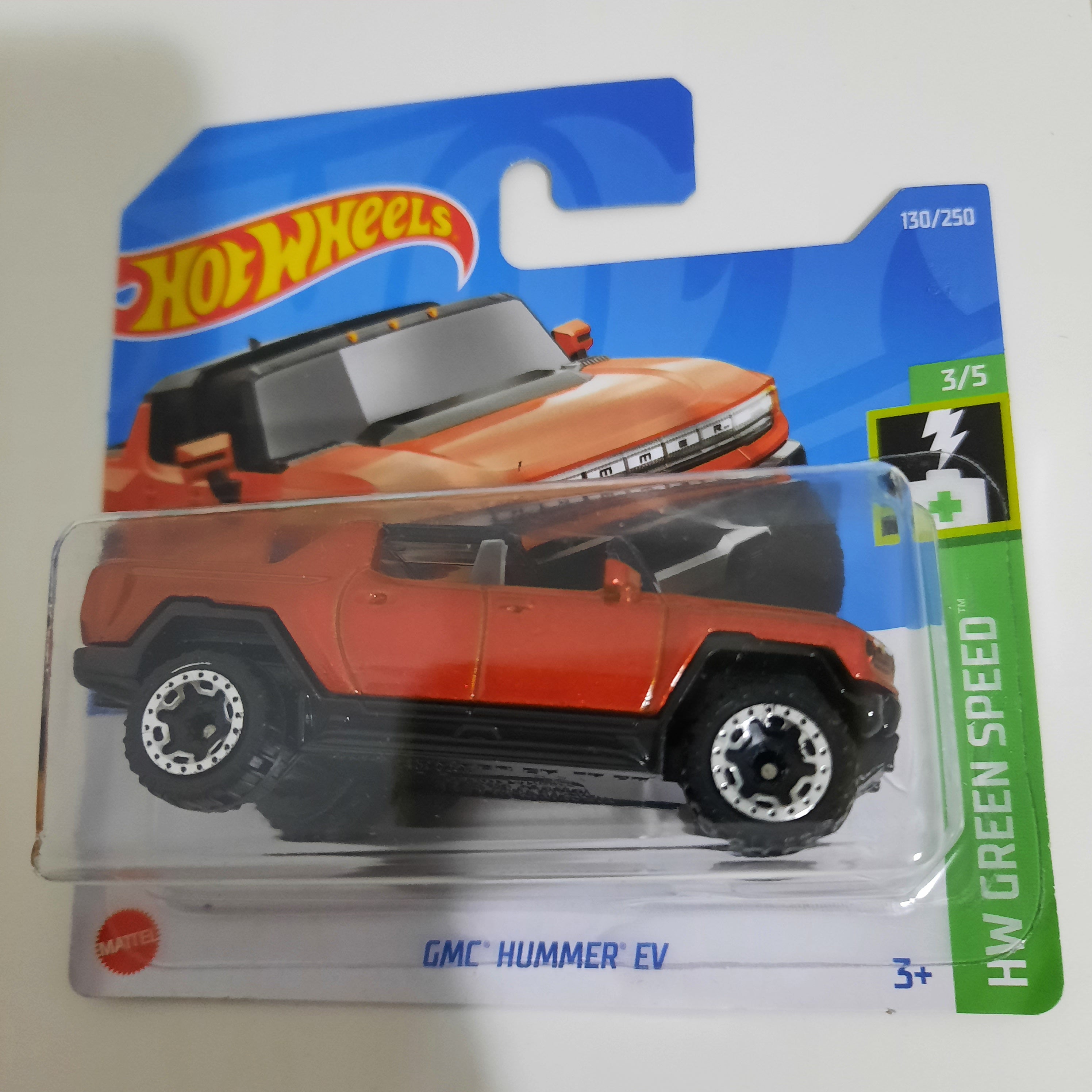 130/250 GMC Hummer EV HW Green Speed 3/5 Hot Wheels 2022