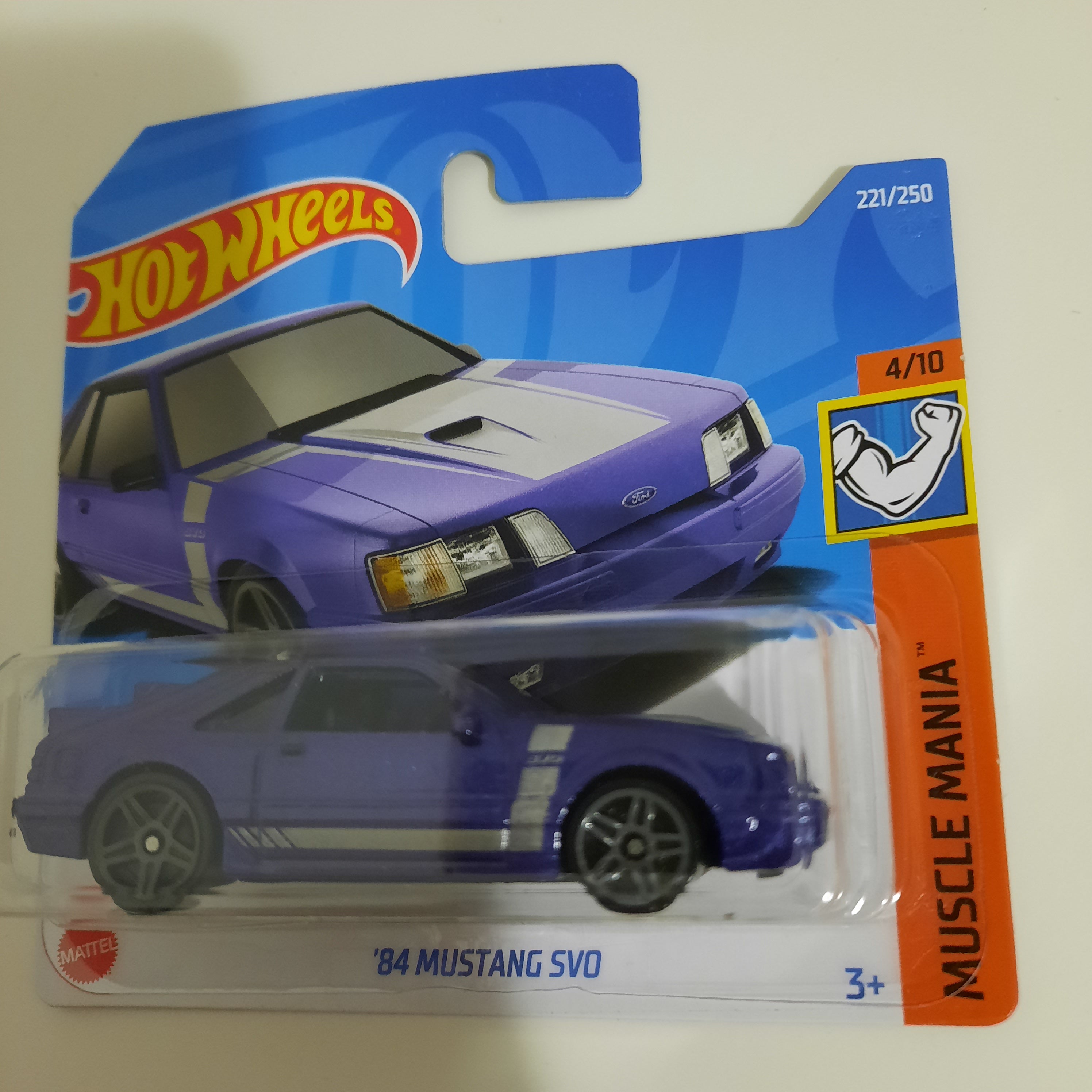 221/250 '84 Mustang SVO HW Muscle Mania 4/10 Hot Wheels 2022