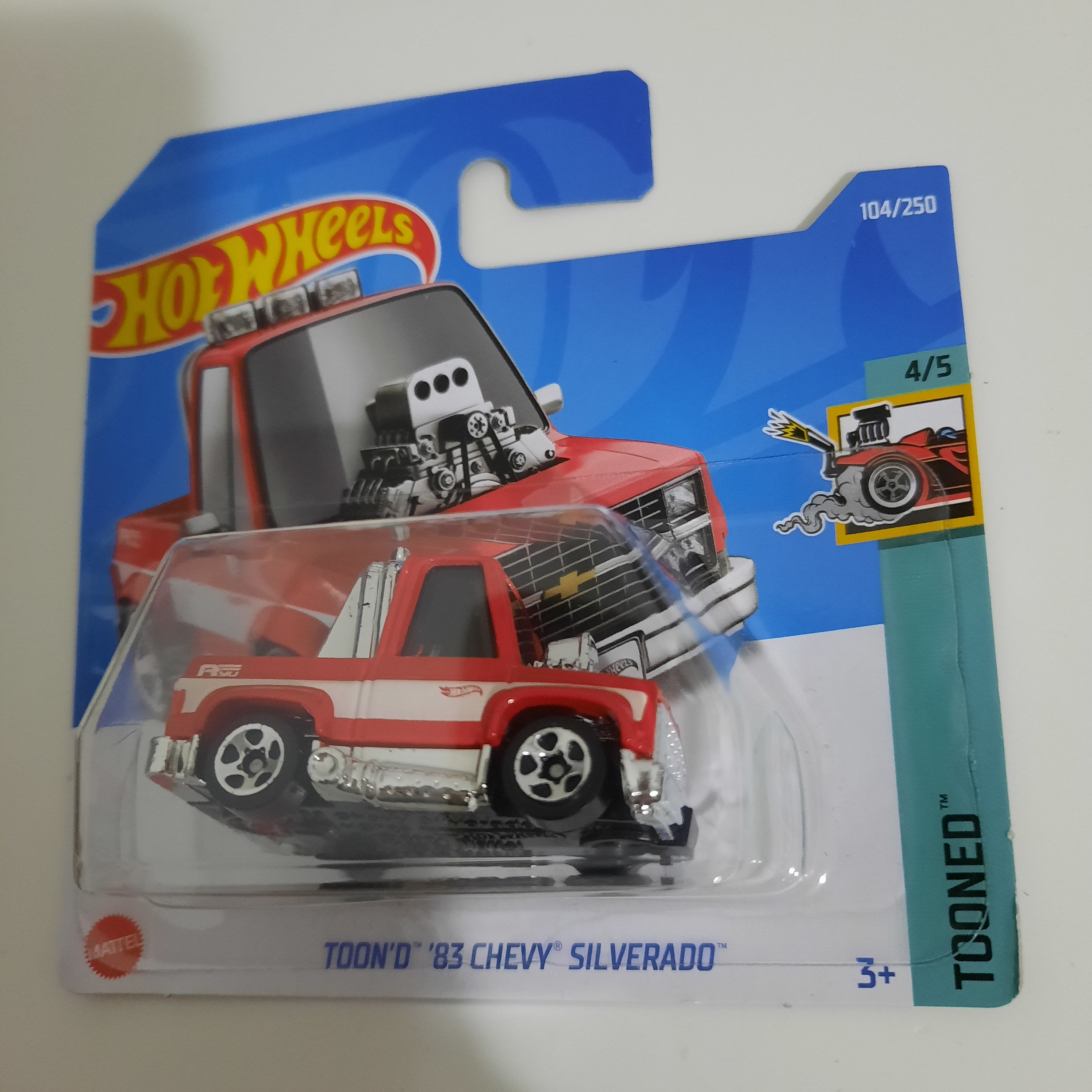 104/250 Toon'D '83 Chevy Silverado HW Tooned 4/5 Hot Wheels 2022