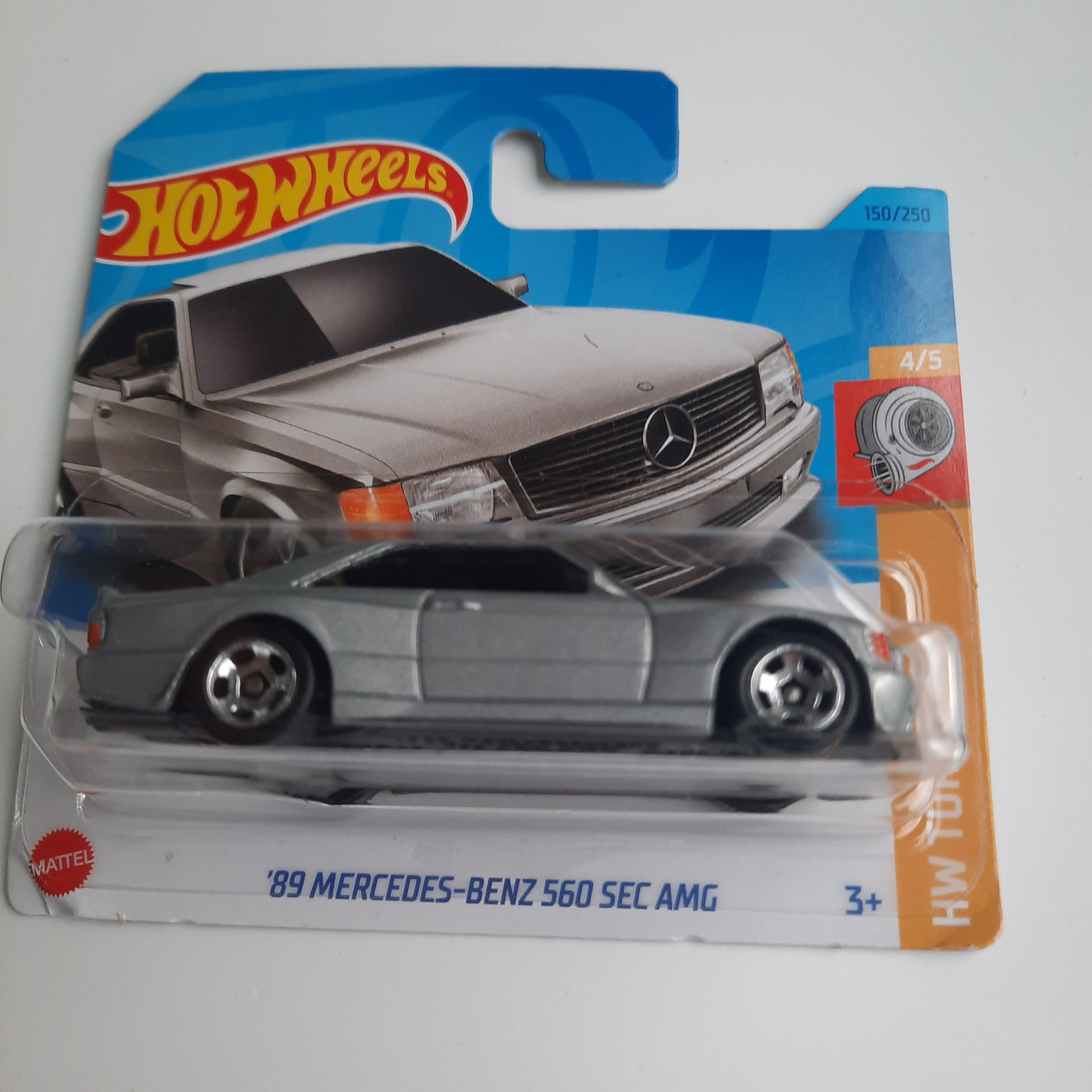 150/250 '89 Mercedes-Benz 560 Sec Amg HW Turbo 4/5 Hot Wheels 2023