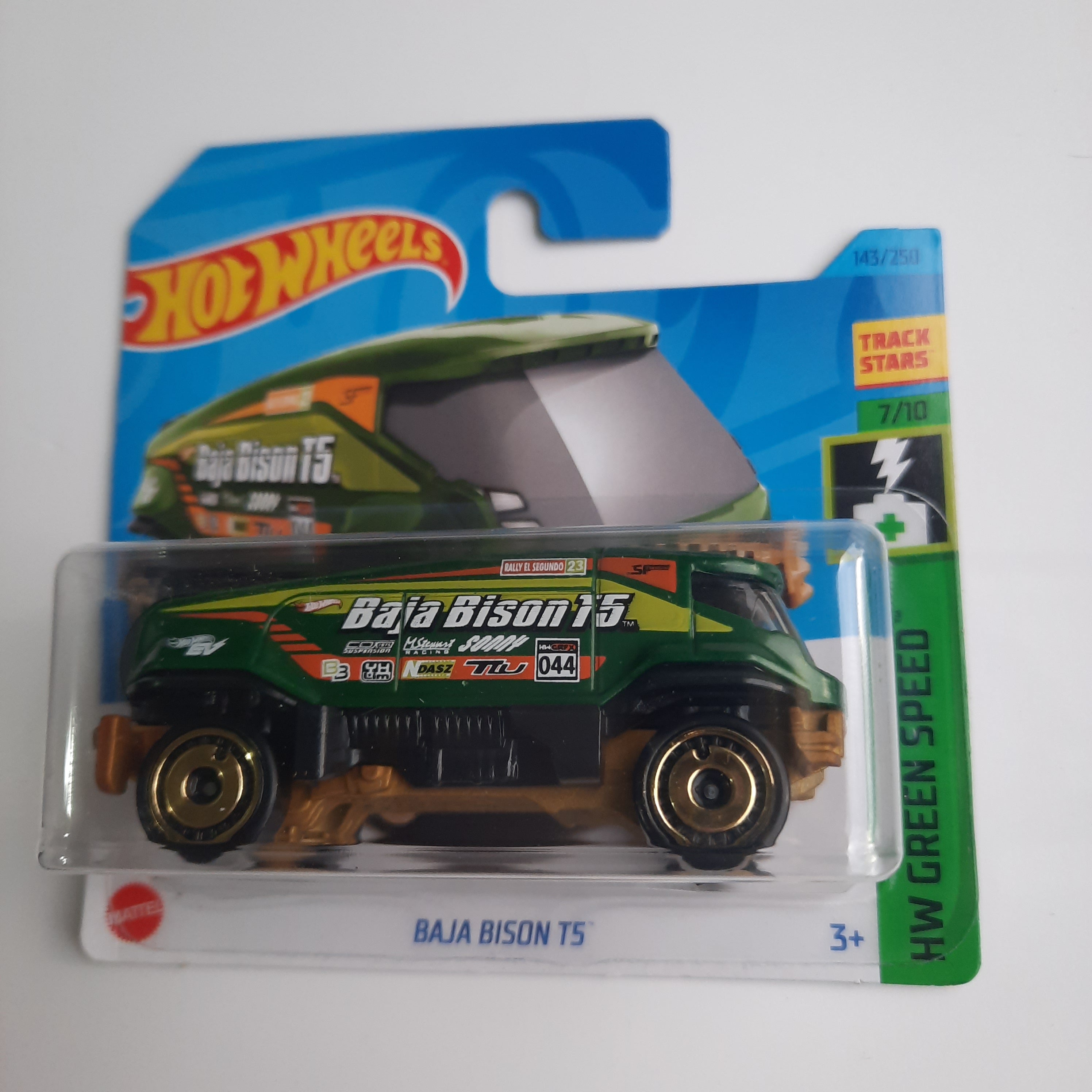 143/250 Baja Bison T5 (Col.2) HW Green Speed 7/10 Hot Wheels 2023