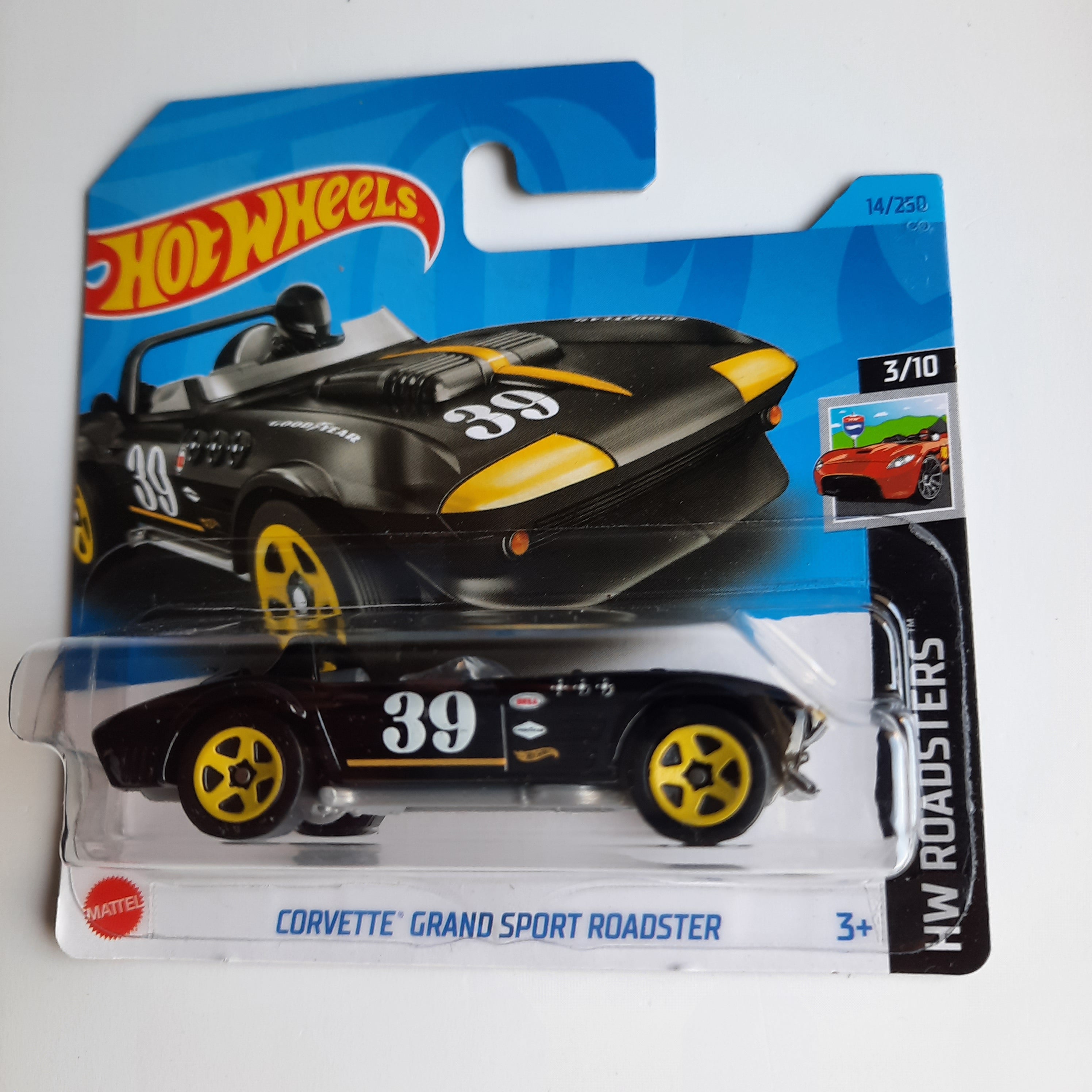 14/250 Corvette Gran Sport Roadster (Col.2) HW Roadsters 3/10 Hot Wheels 2023