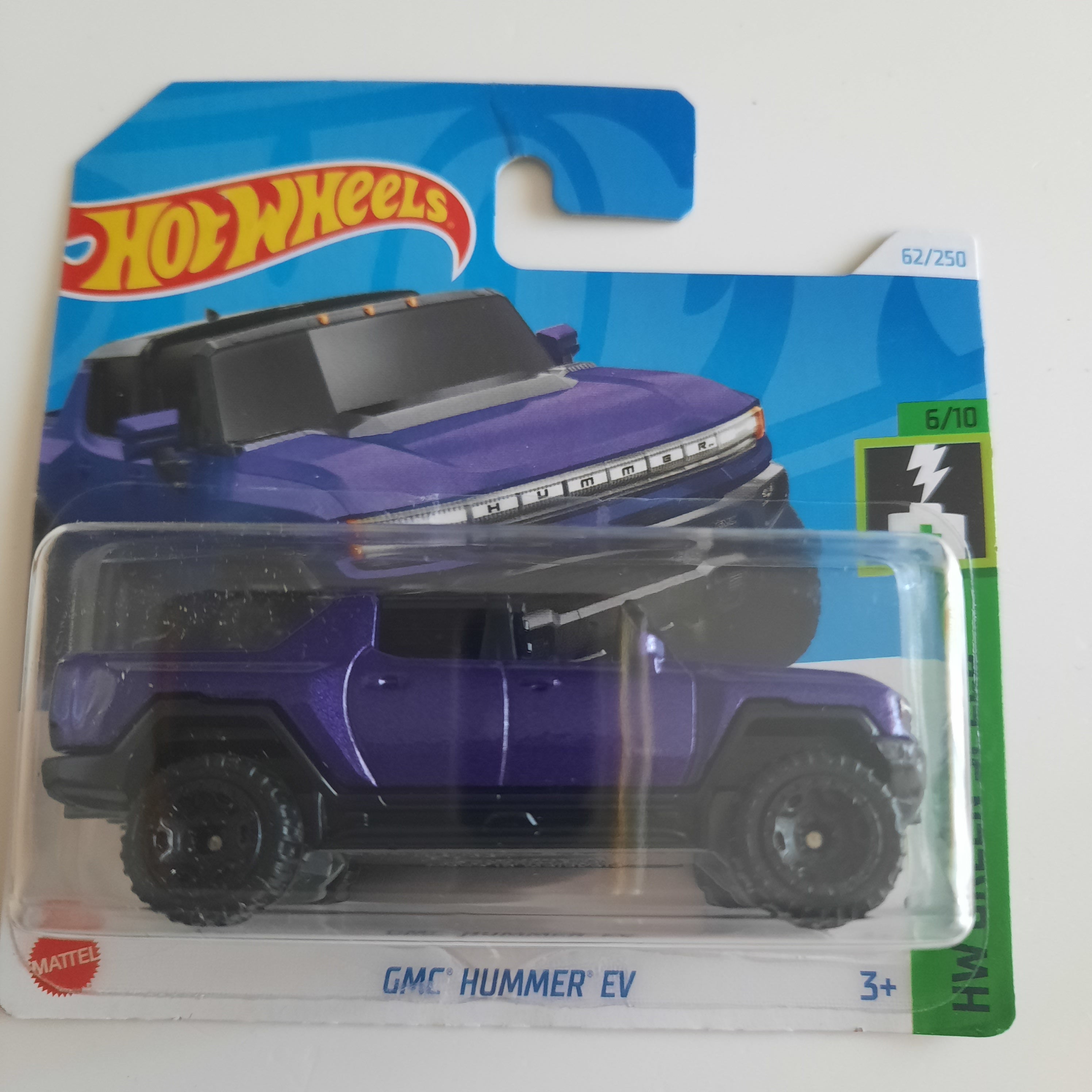 62/250 GMC Hummer EV HW Green Speed 6/10 Hot Wheels 2024