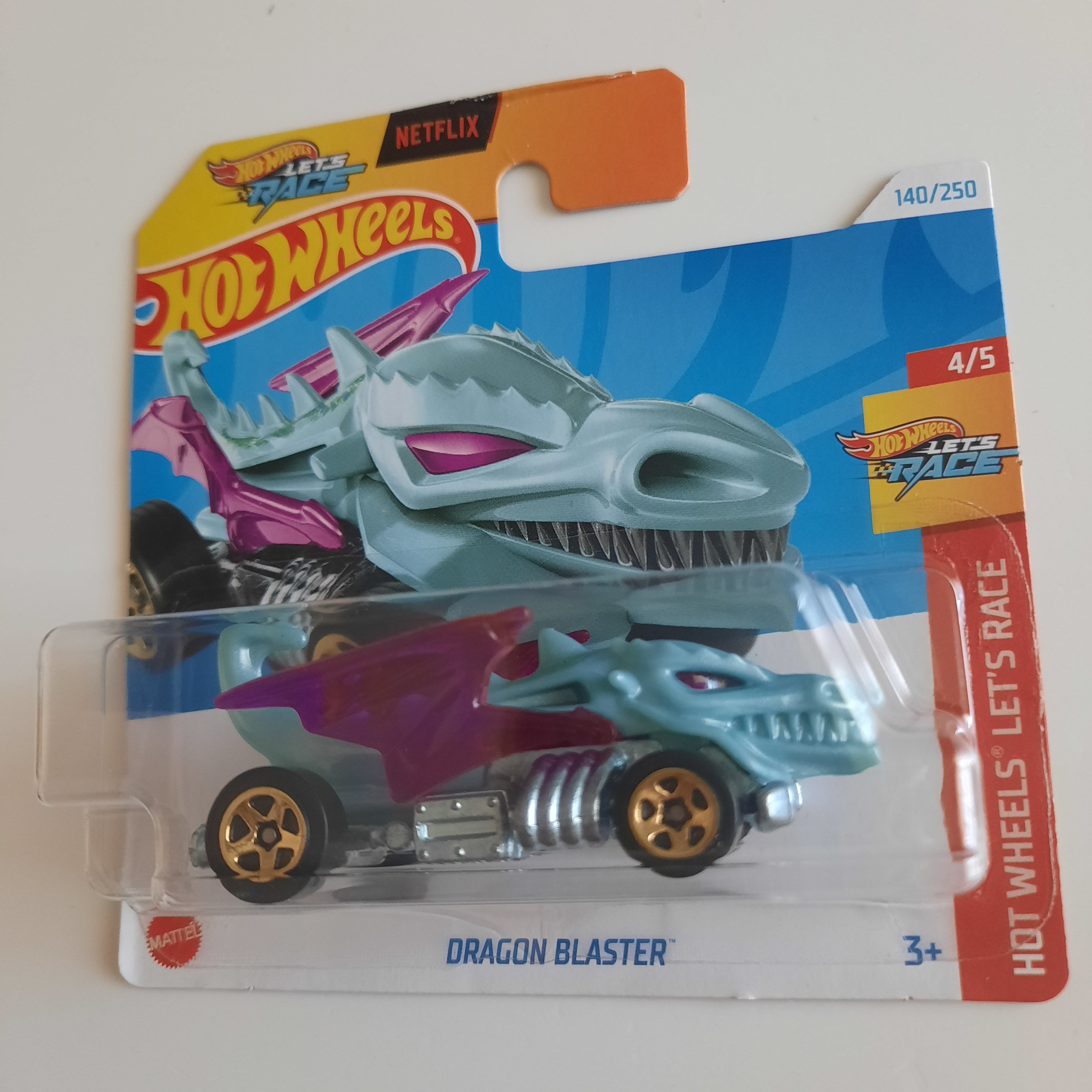140/250 Dragon Blaster HW Let's Race 4/5 Hot Wheels 2024