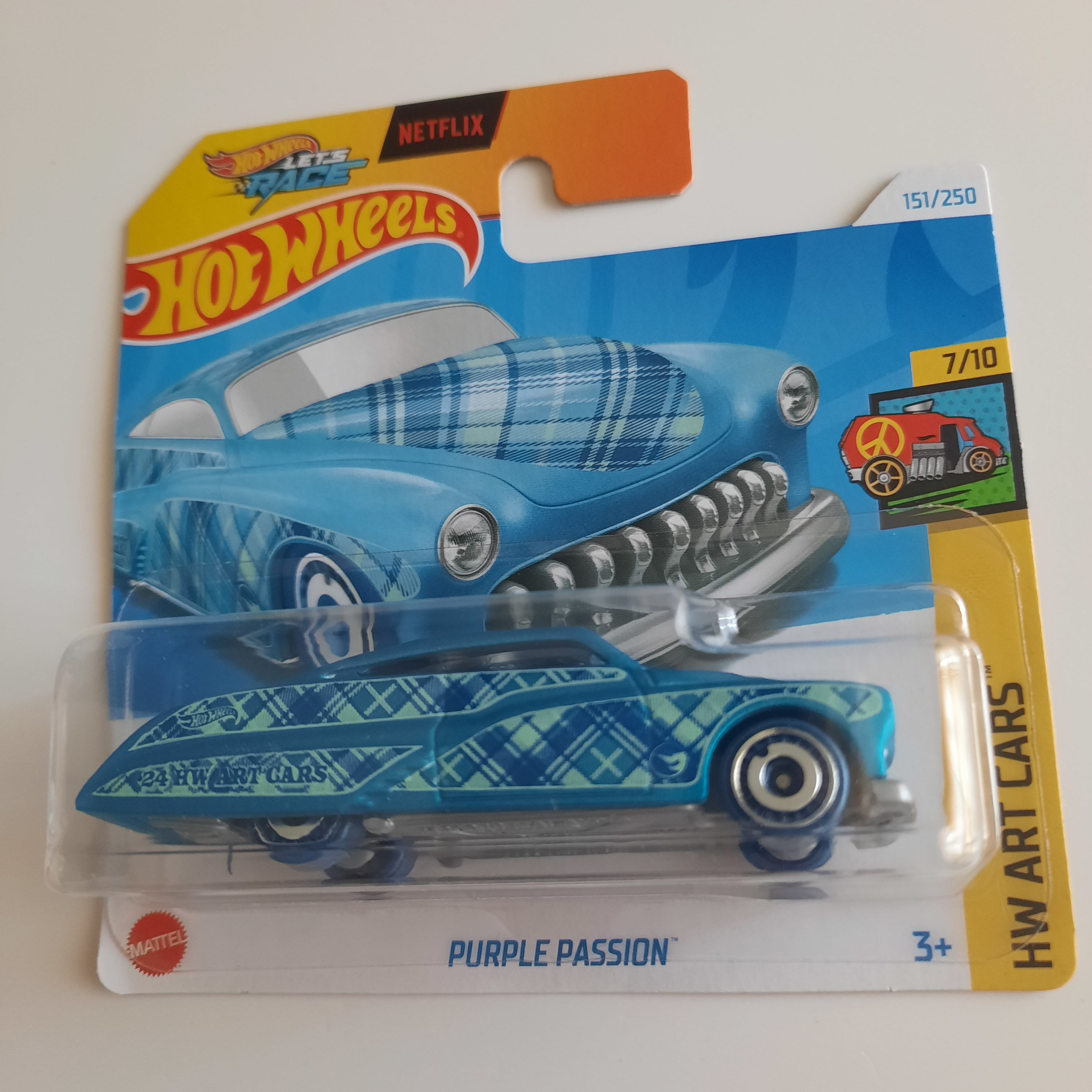 151/250 Purple Passion HW Art Cars 7/10 Hot Wheels 2024