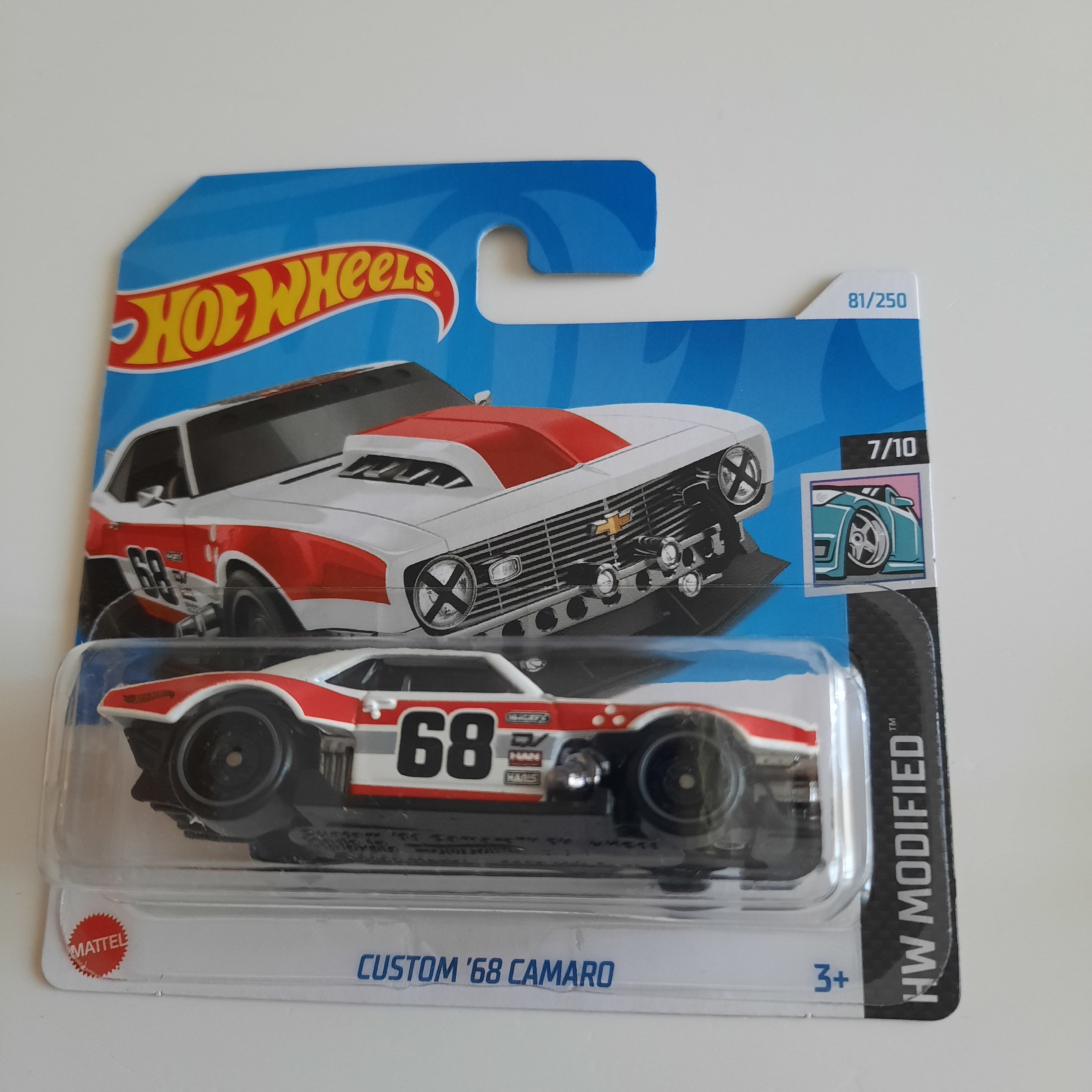81/250 Custom 68 Camaro HW Modified 7/10 Hot Wheels 2024