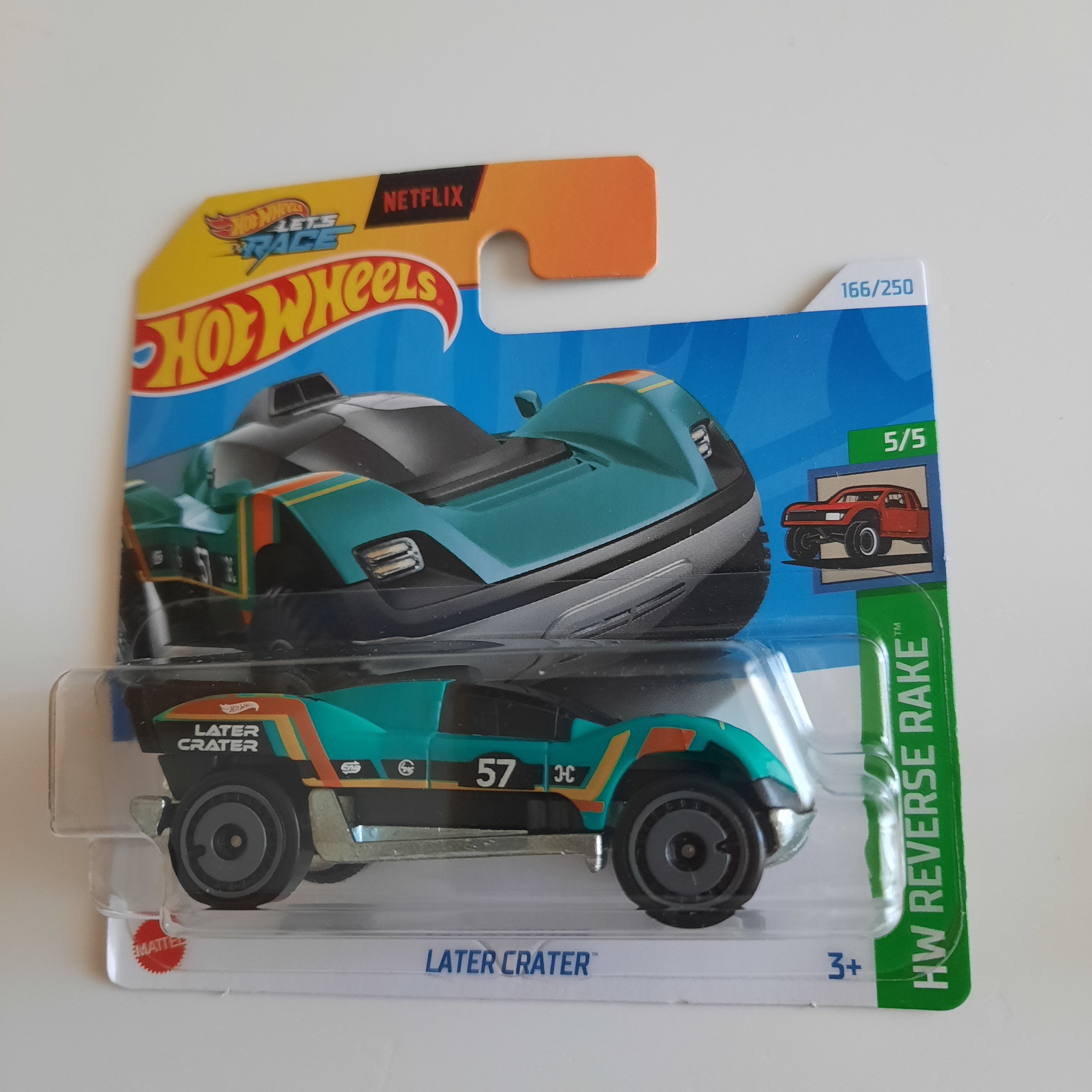166/250 Later Crater HW Reverse Rake 5/5 Hot Wheels 2024