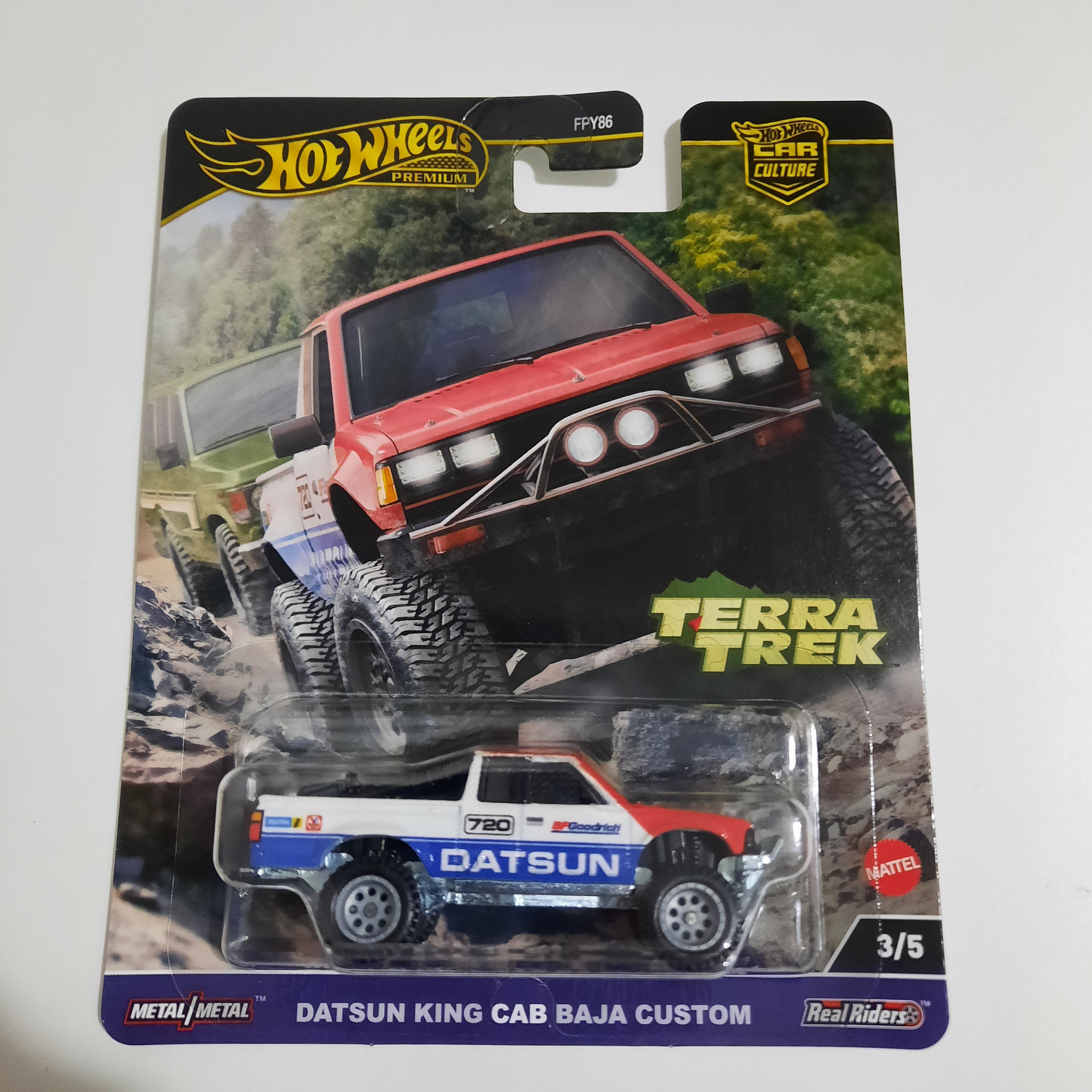 Terra Trek Datsun King Cab Baja Custom 3/5 Hot Wheels Premium 2024