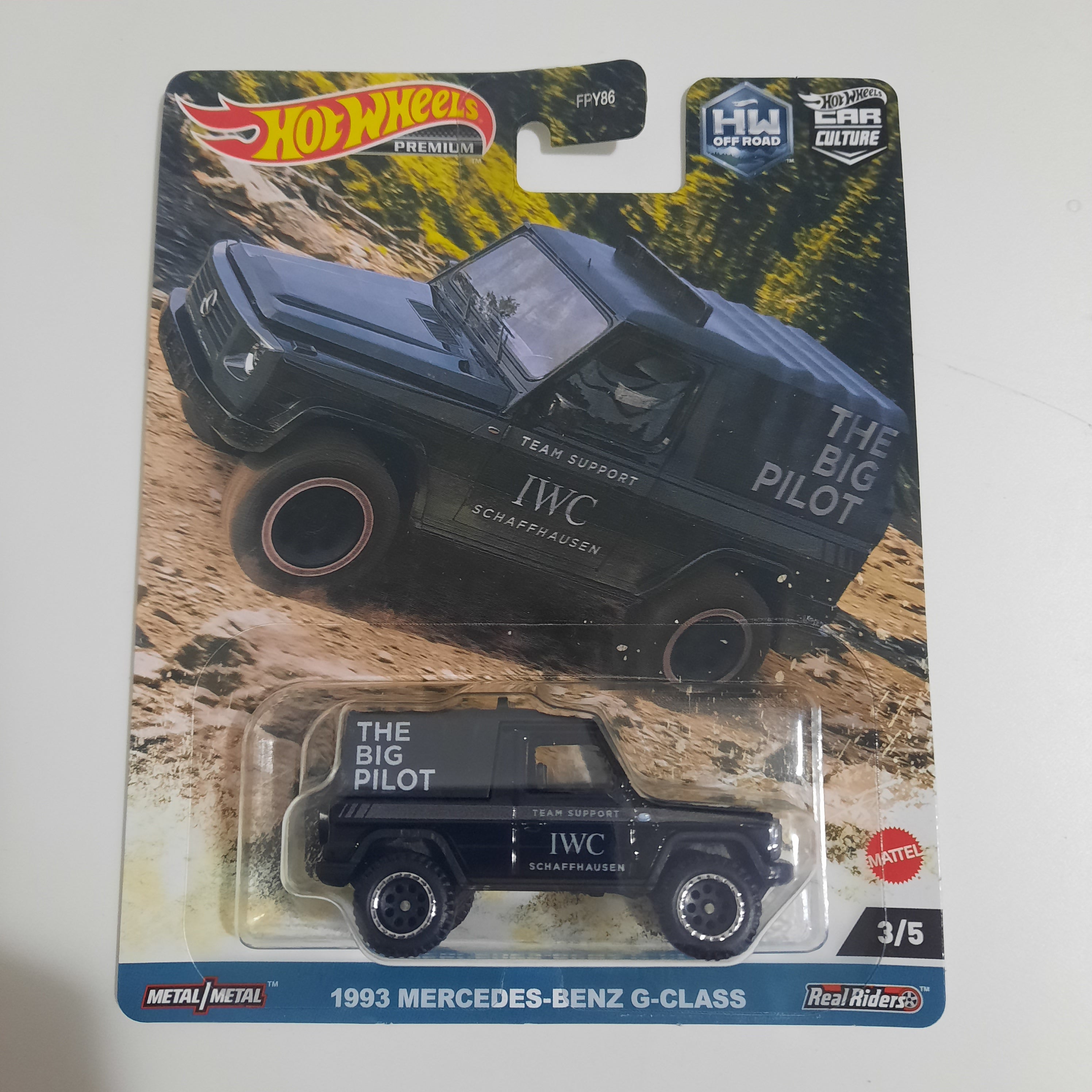 1993 Mercedes-Benz G-Class 3/5 HW Off Road Hot Wheels Premium 2024