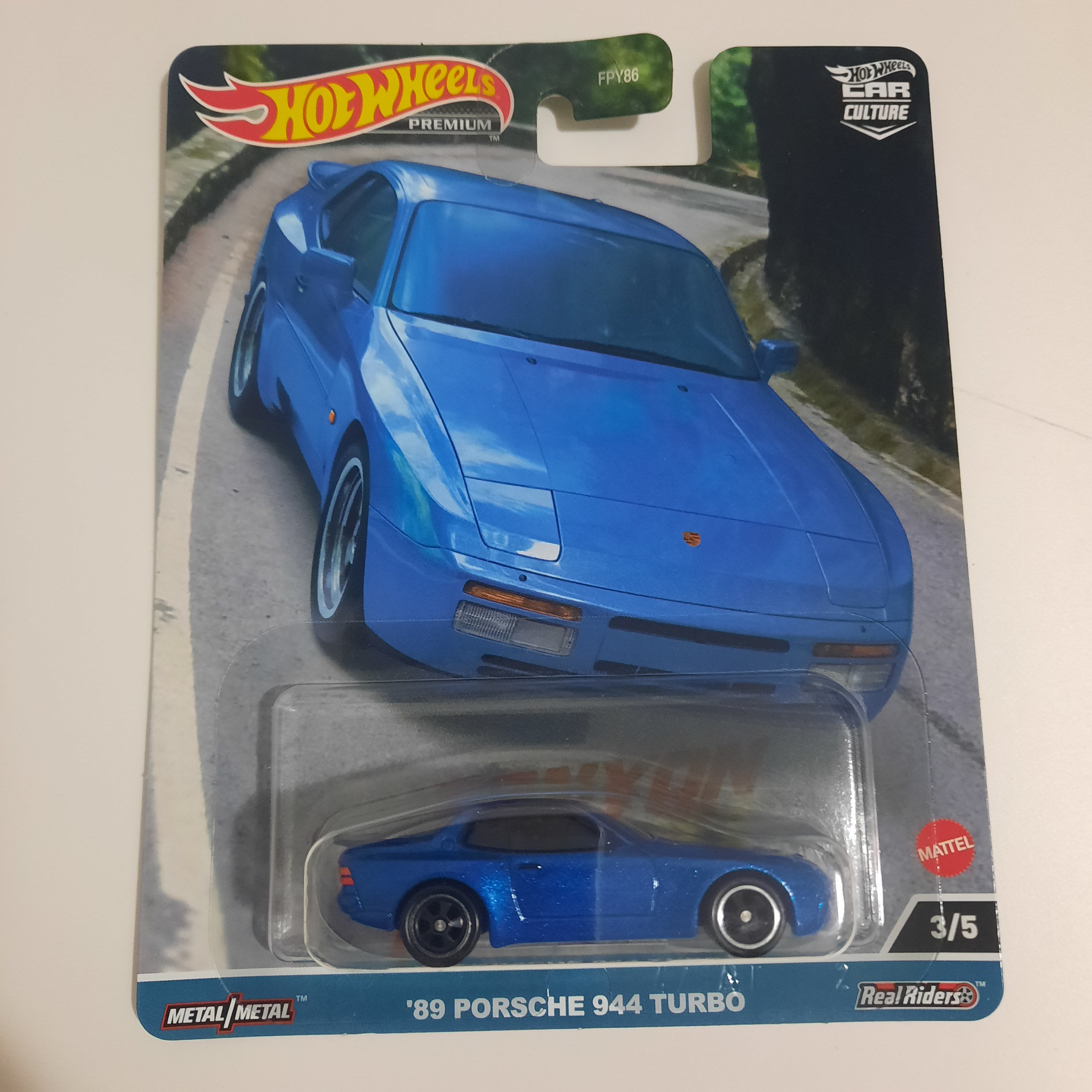 '89 Porsche 944 Turbo 3/5 Canyon Warriors Hot Wheels Premium 2024