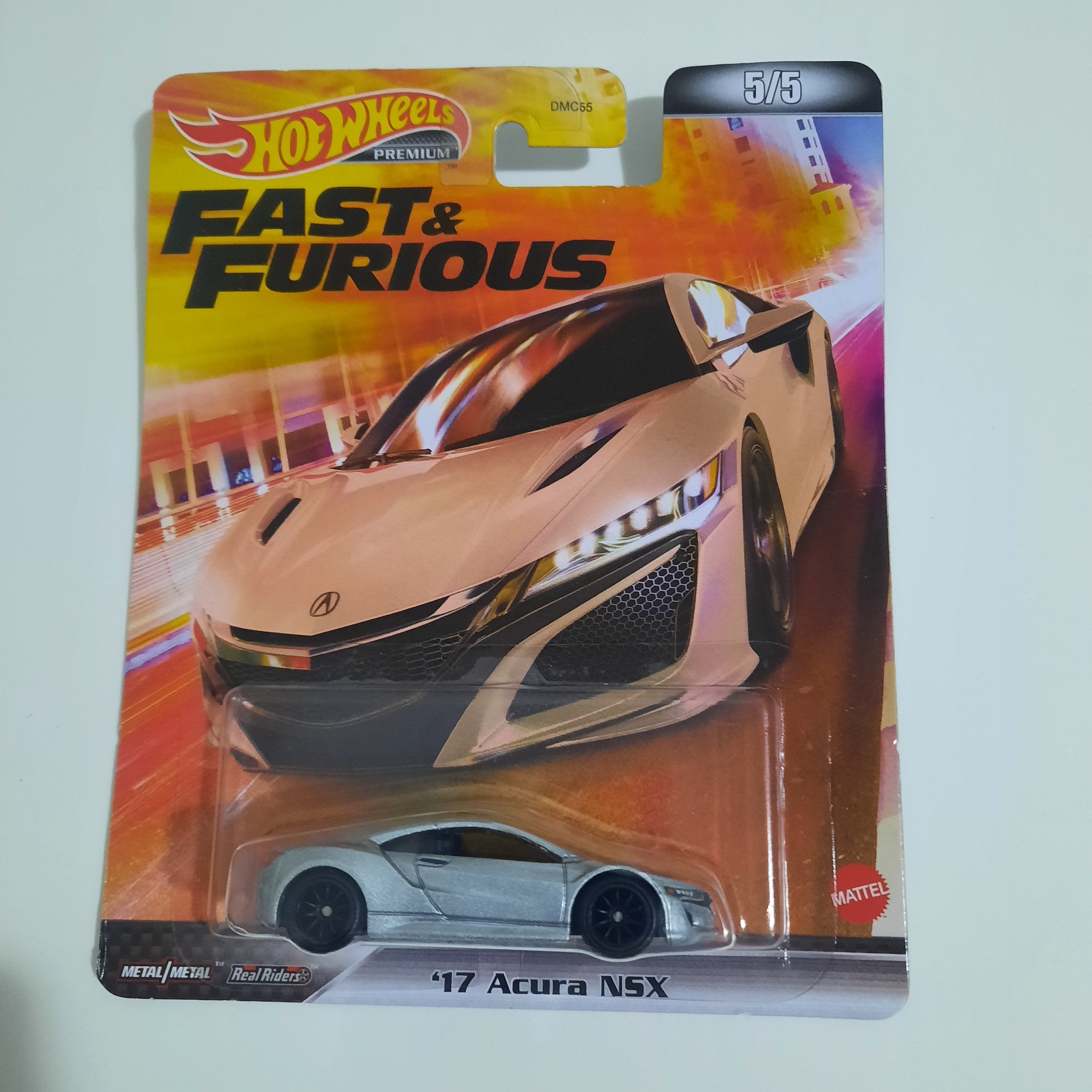 '17 Acura NSX 5/5 Fast And Furious Hot Wheels Premium 2024