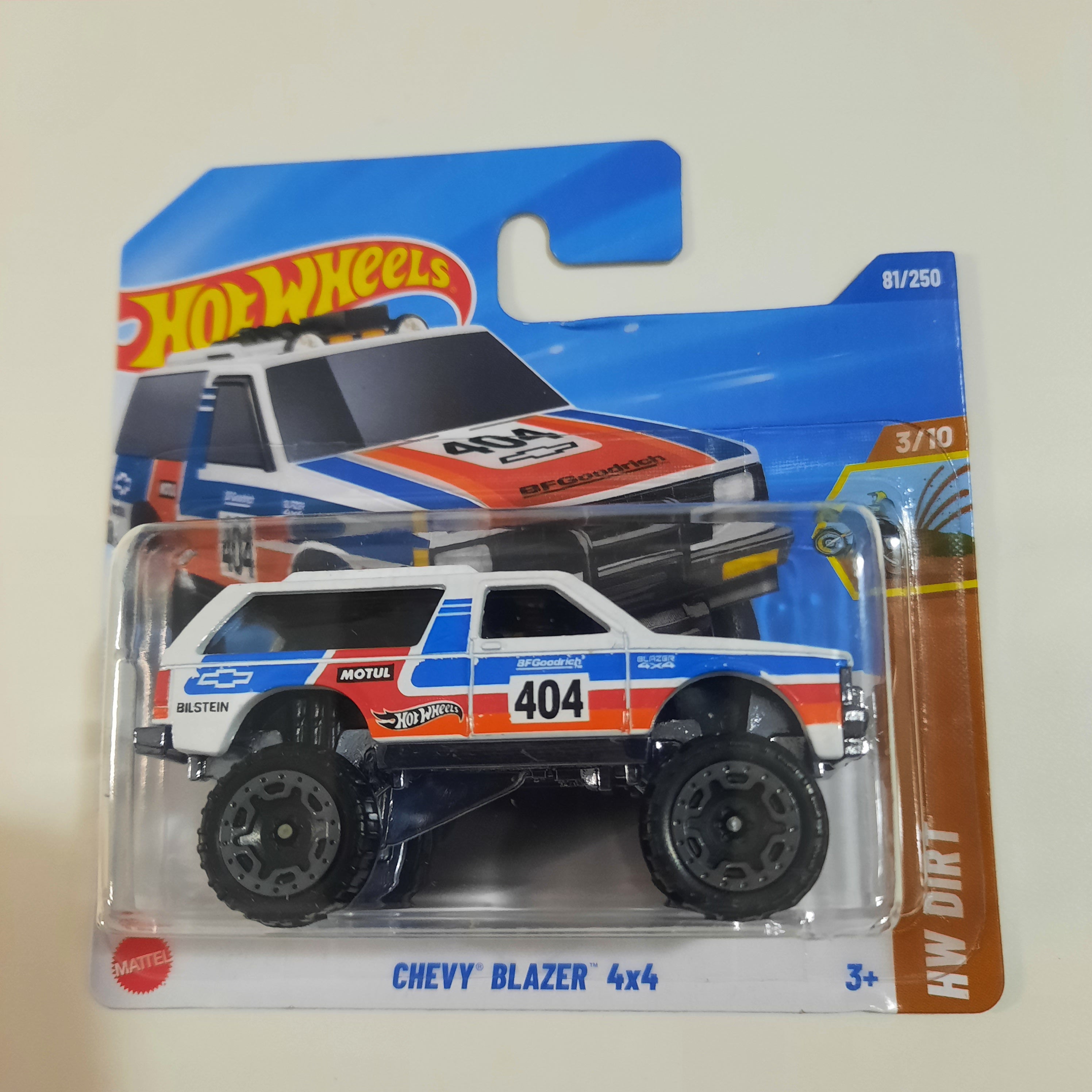 81/250 Chevy Blazer 4x4  HW Dirt 3/10 Hot Wheels 2025