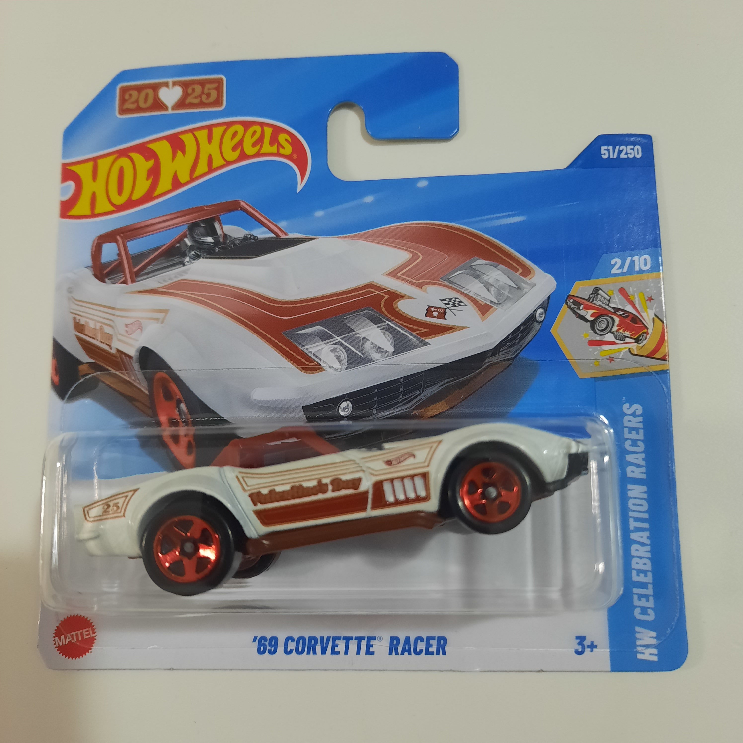51/250 '69 Corvette Racer HW Celebration Racers 2/10 Hot Wheels 2025