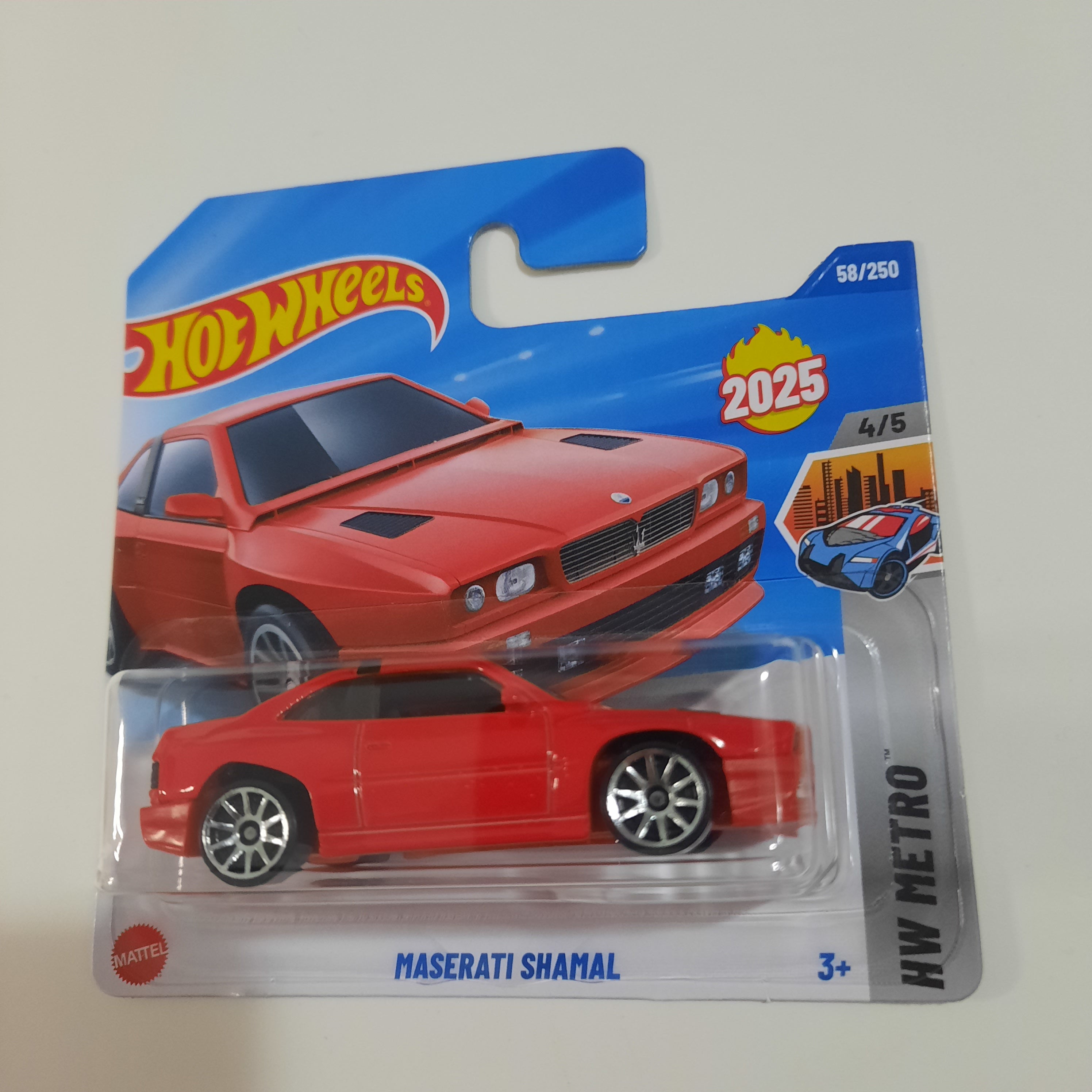 58/250 Maserati Shamal HW Metro 4/5 Hot Wheels 2025
