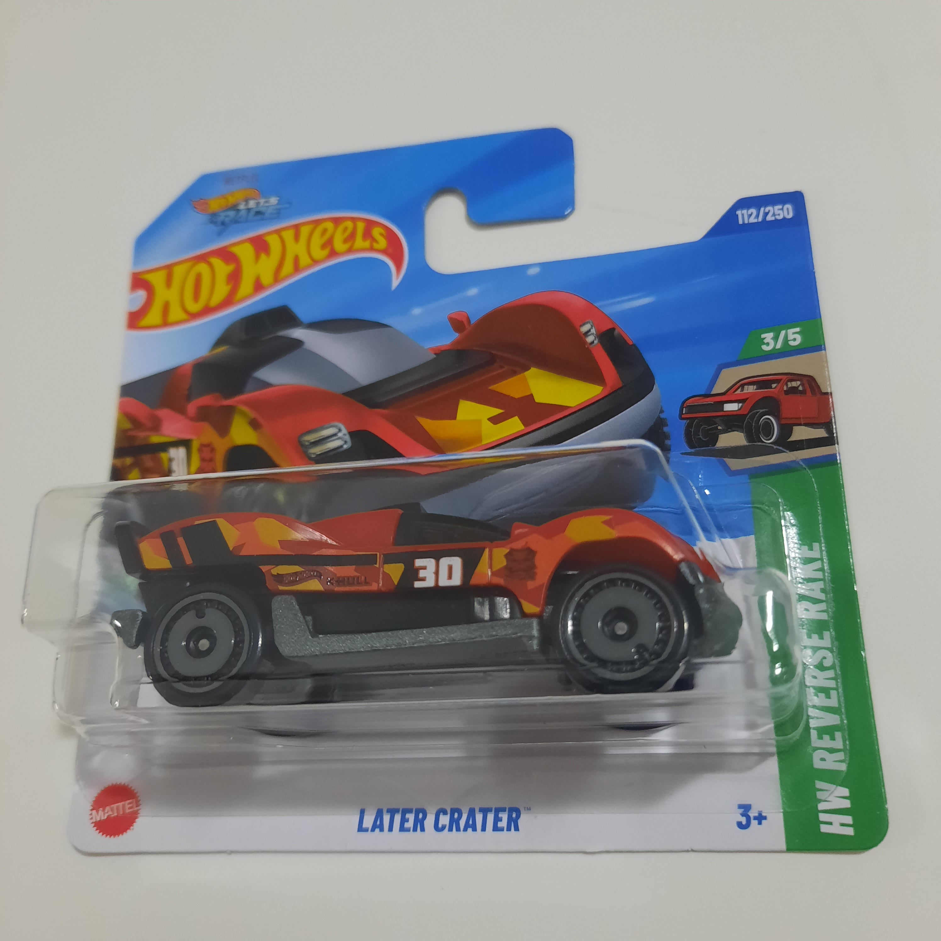 112/250 Later Crater HW Reverse Rake 3/5 Hot Wheels 2025