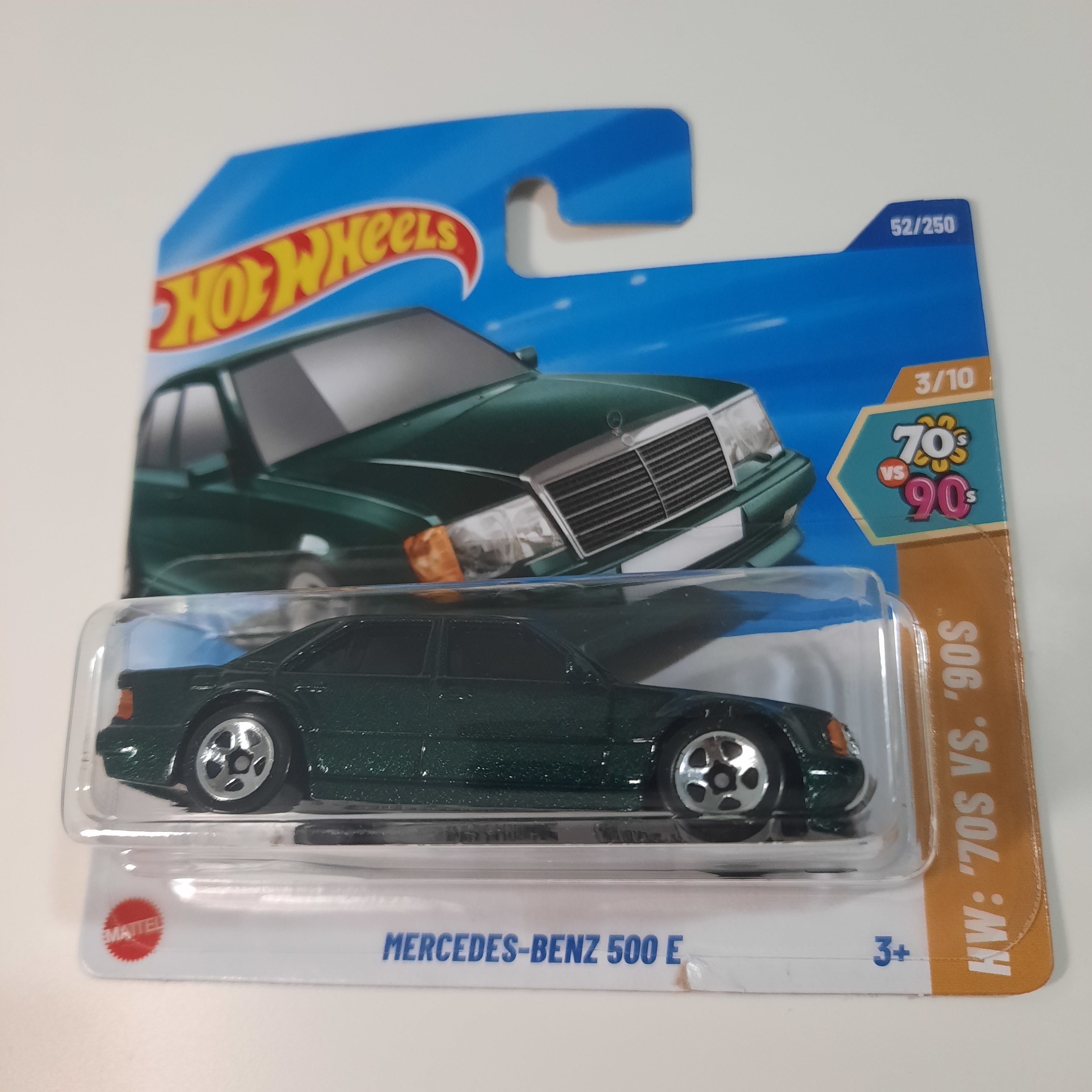 52/250 Mercedes-Benz 500 E HW: '70s vs '90s  3/10 Hot Wheels 2025