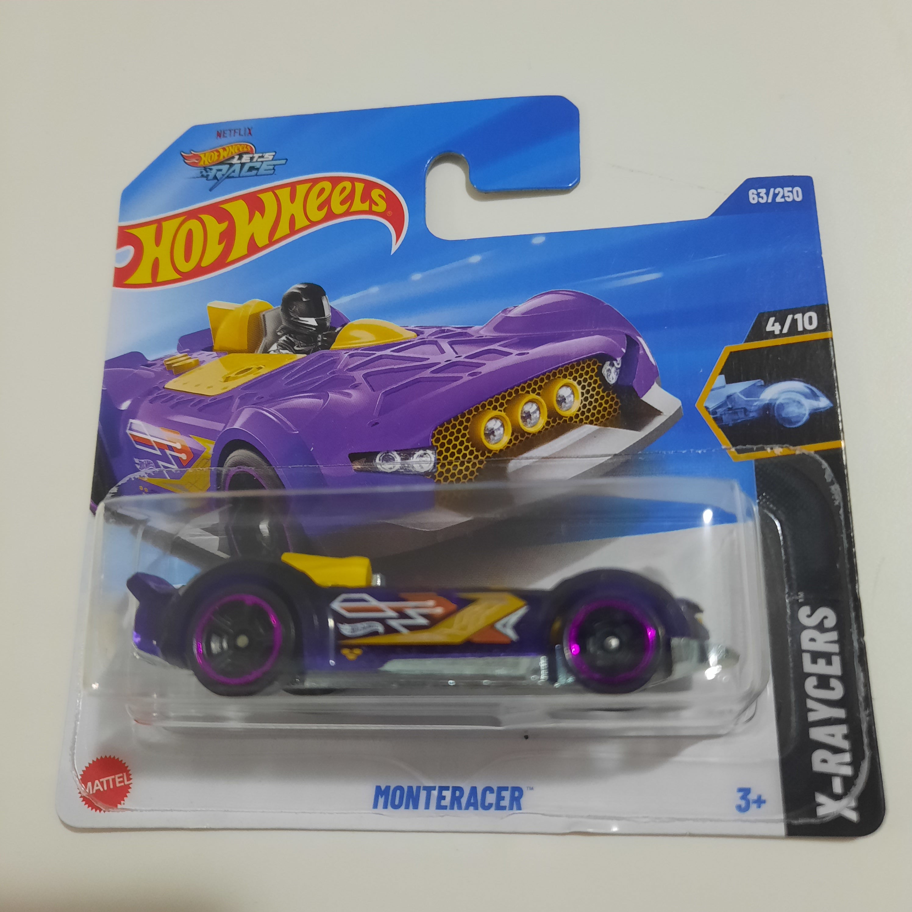 63/250 Monteracer HW X-Raycers 4/10 Hot Wheels 2025